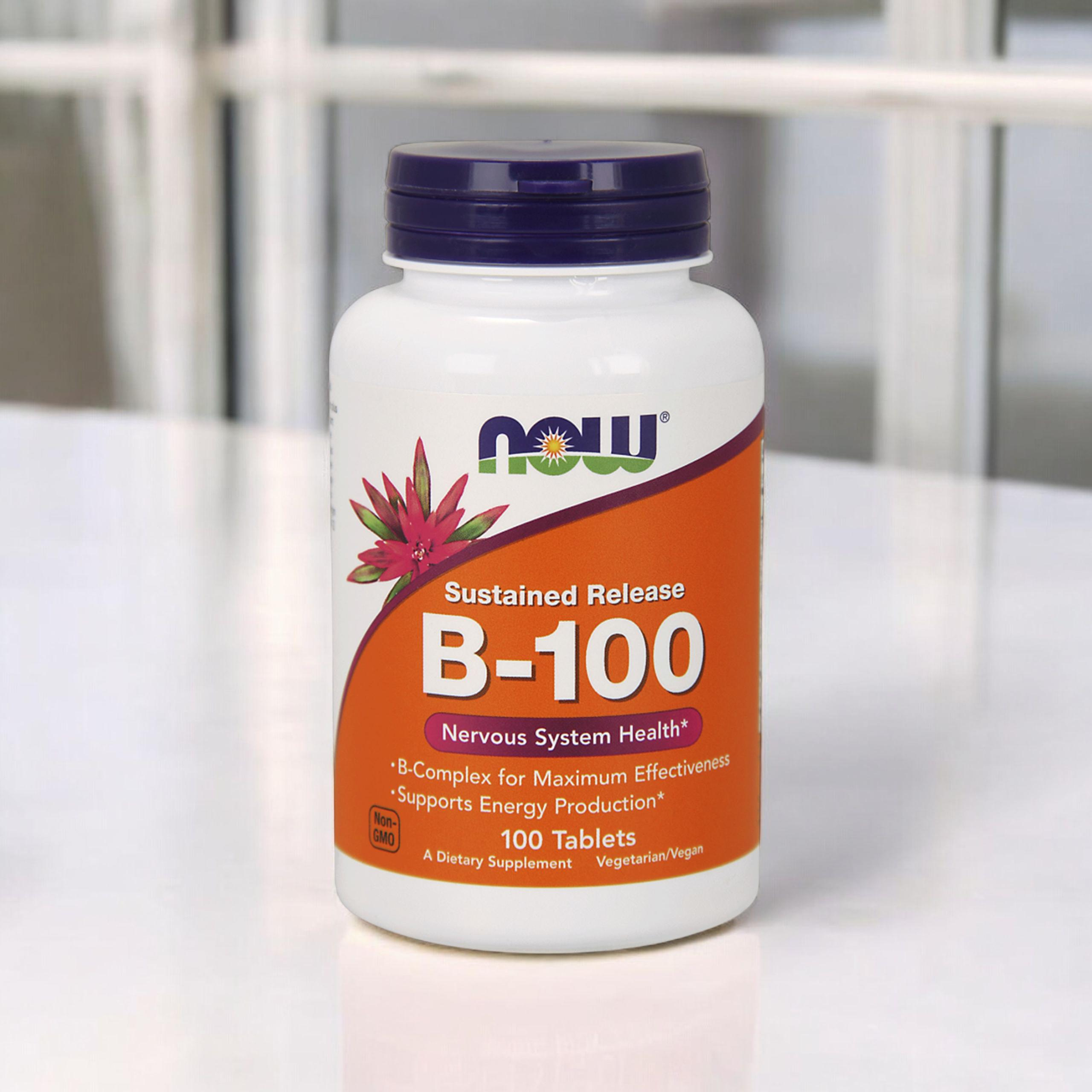 NOW Vitamin B-100 - 100tabs.