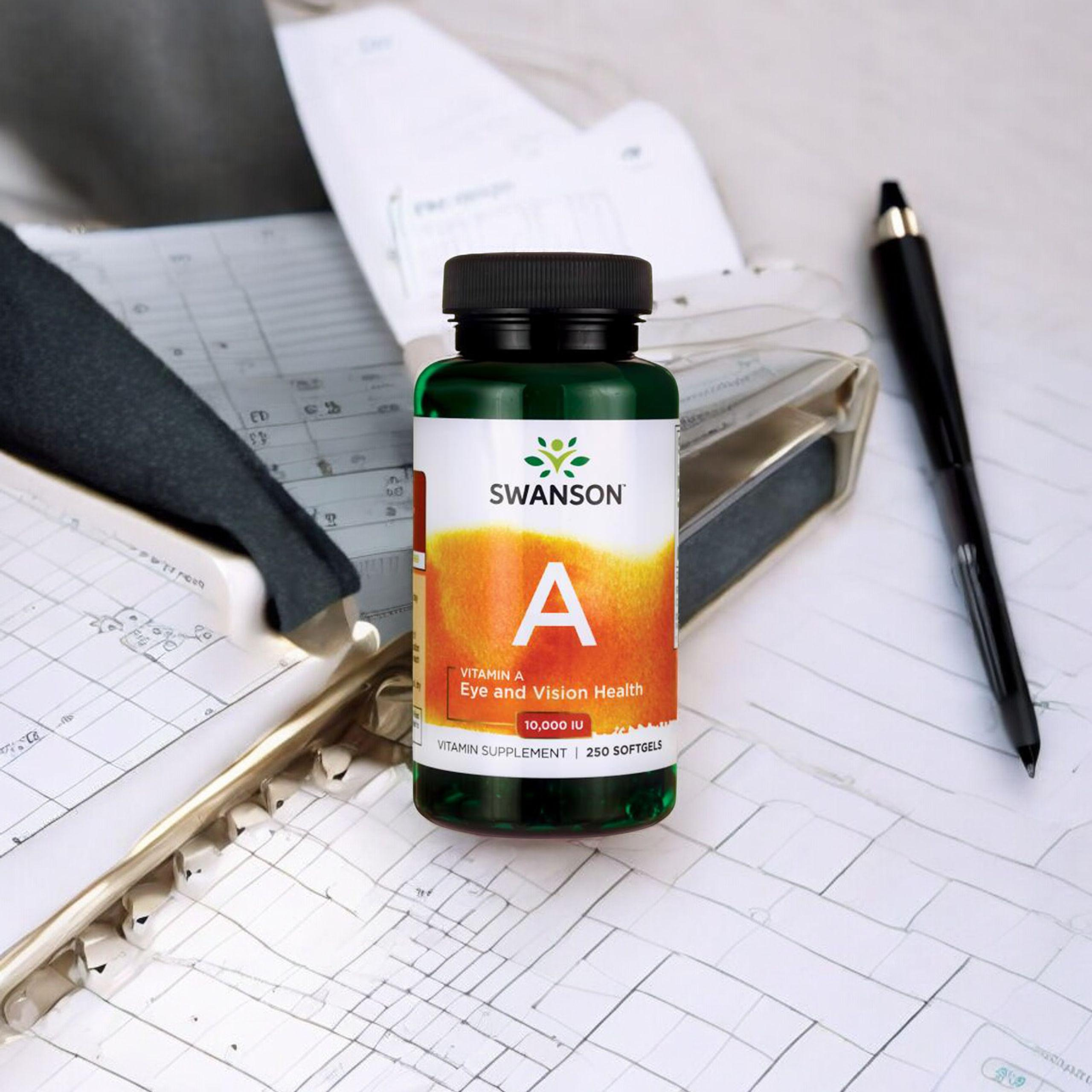 SWANSON Vitamin A 10000IU - 250softgels