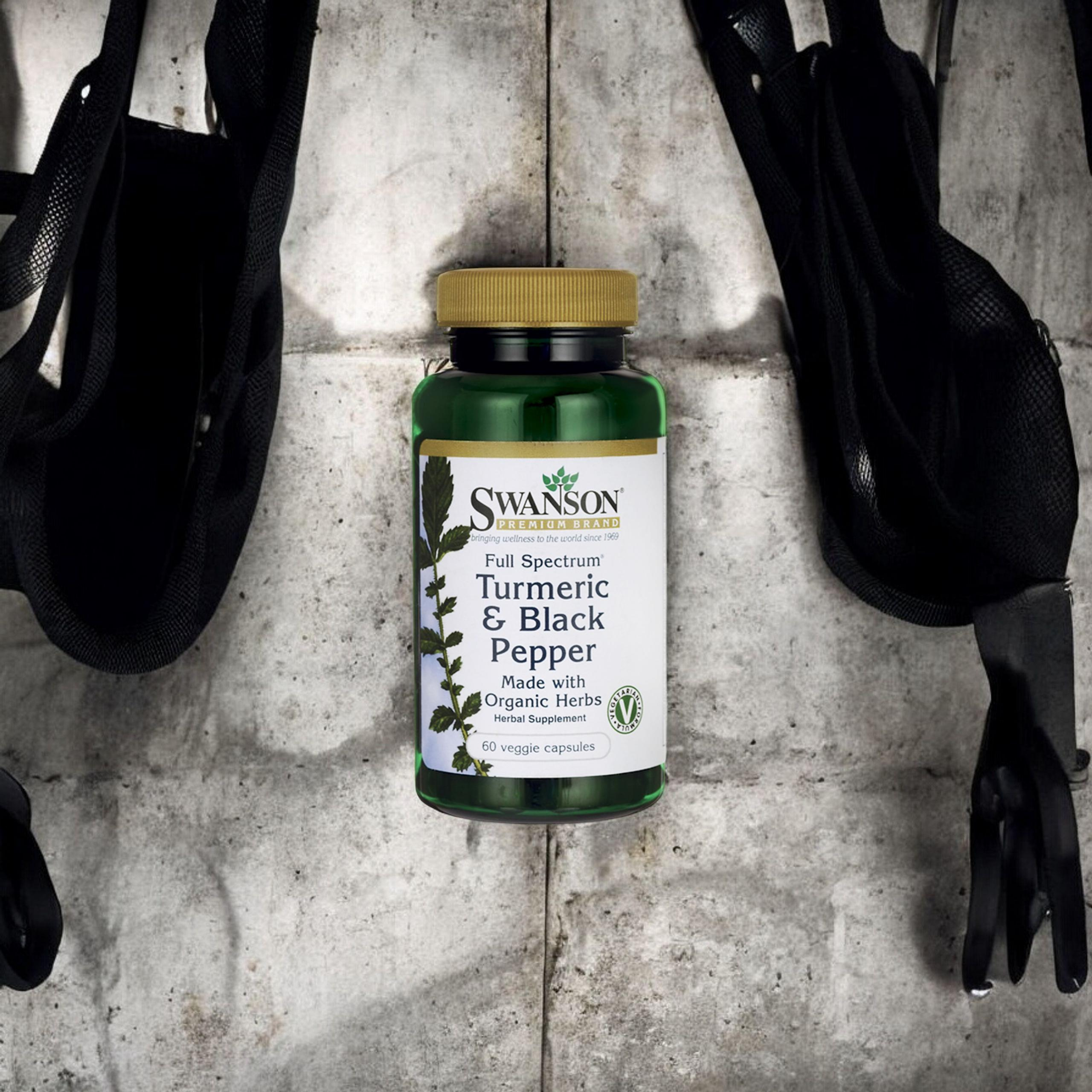 SWANSON Turmeric Black Pepper (Kurkuma s piperinem) - 60vcaps.