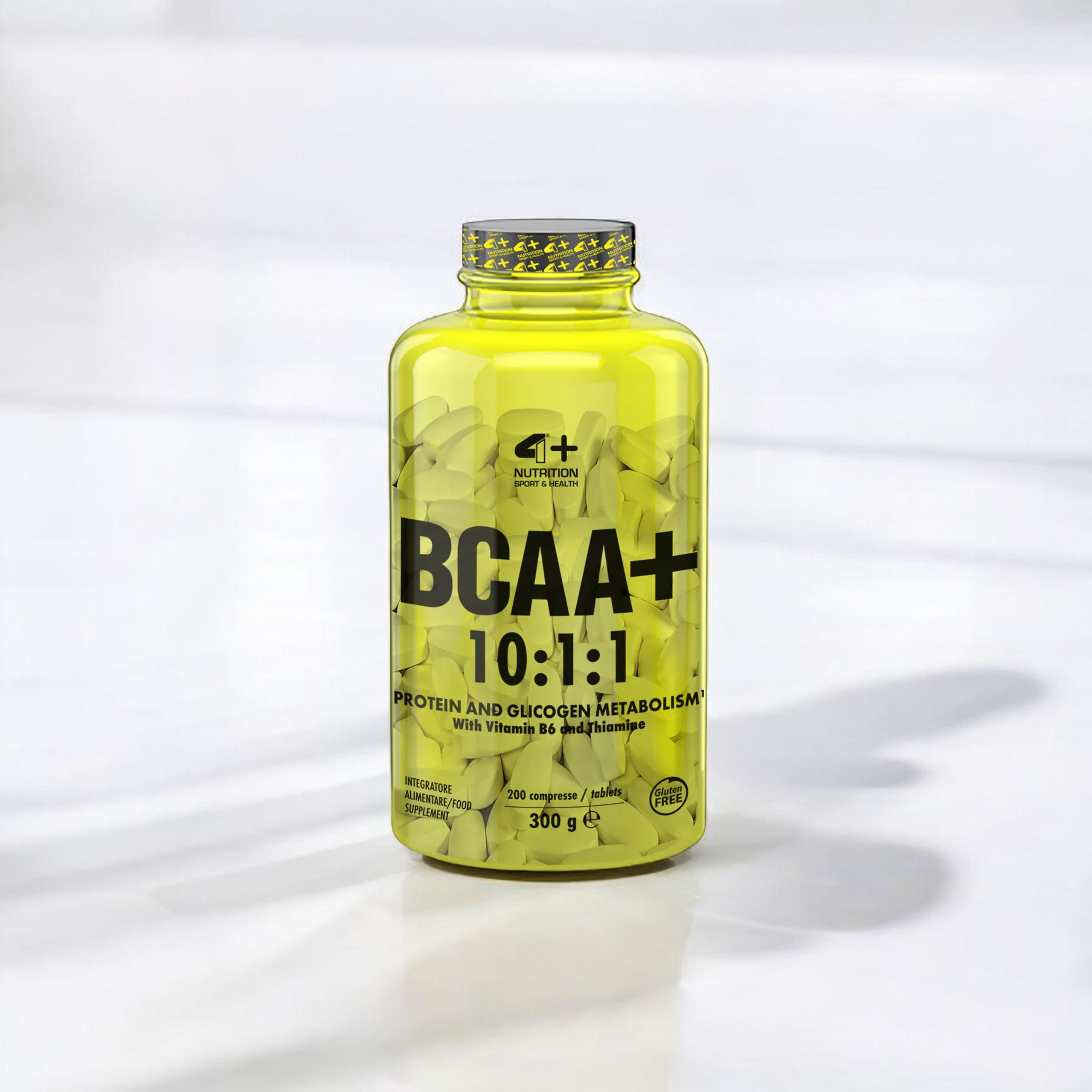 4+ NUTRITION BCAA+ 10:1:1 - 200tabs.