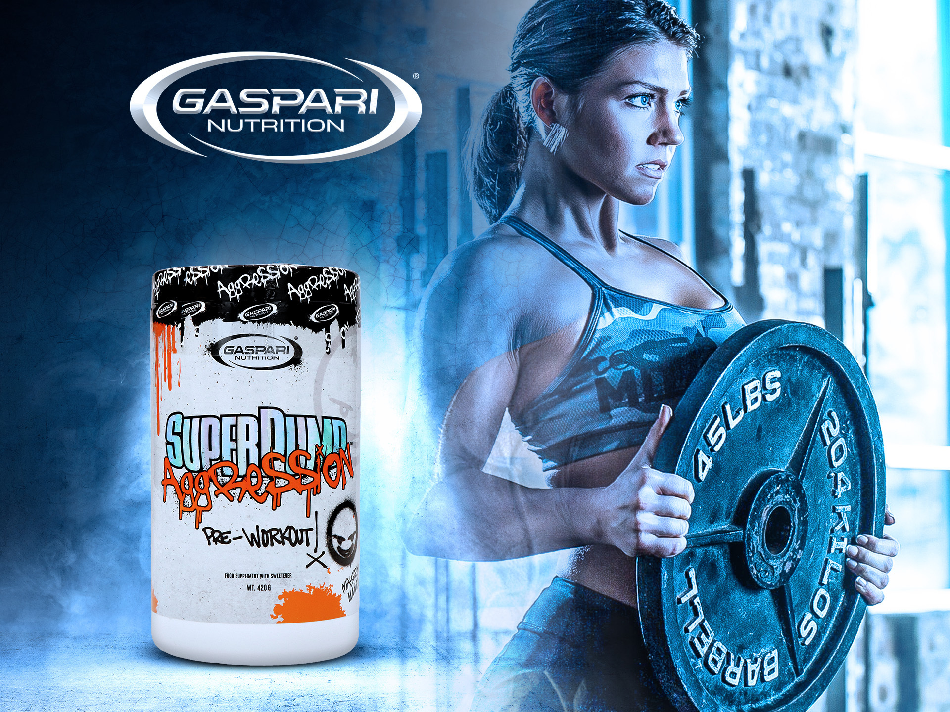 GASPARI NUTRITION Super Pump Aggression - 420g 