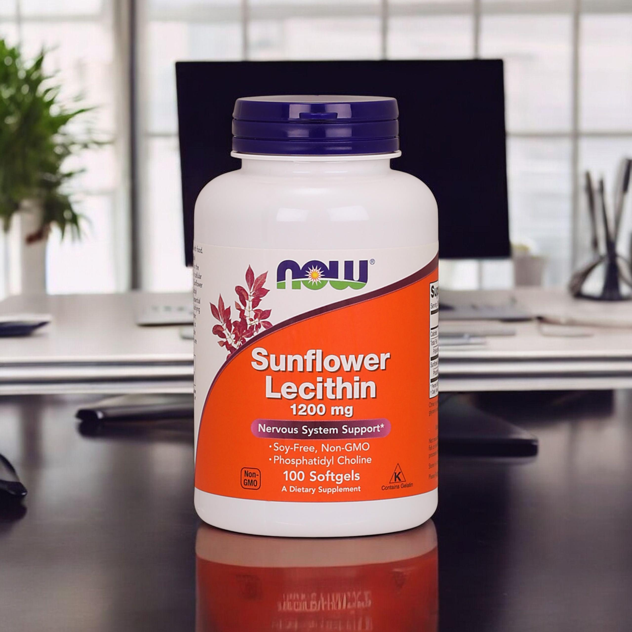 NOW Sunflower Lecithin 1200mg - 100softgels