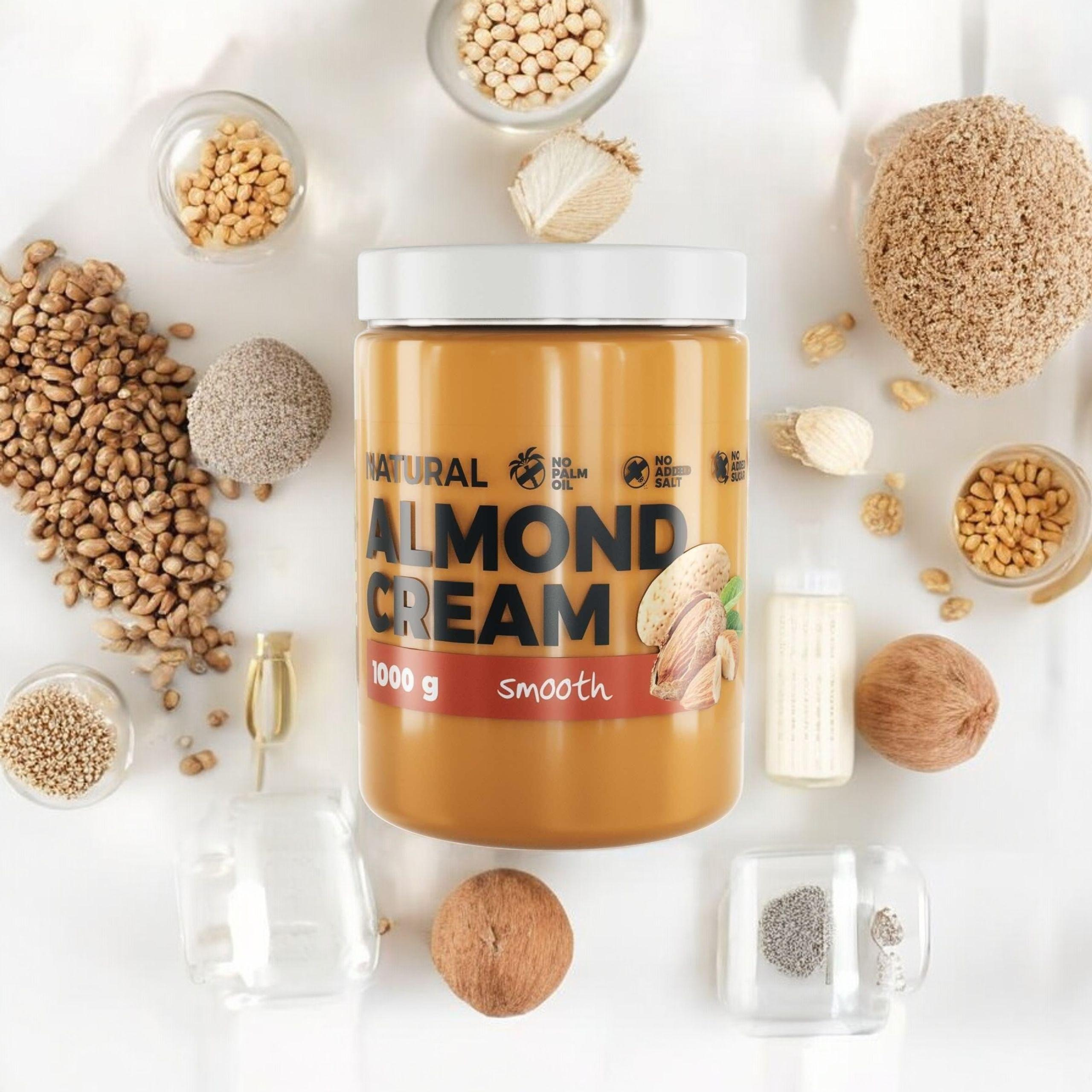 7 NUTRITION - Almond Butter - 1000g - Smooth - Mandlový Máslo