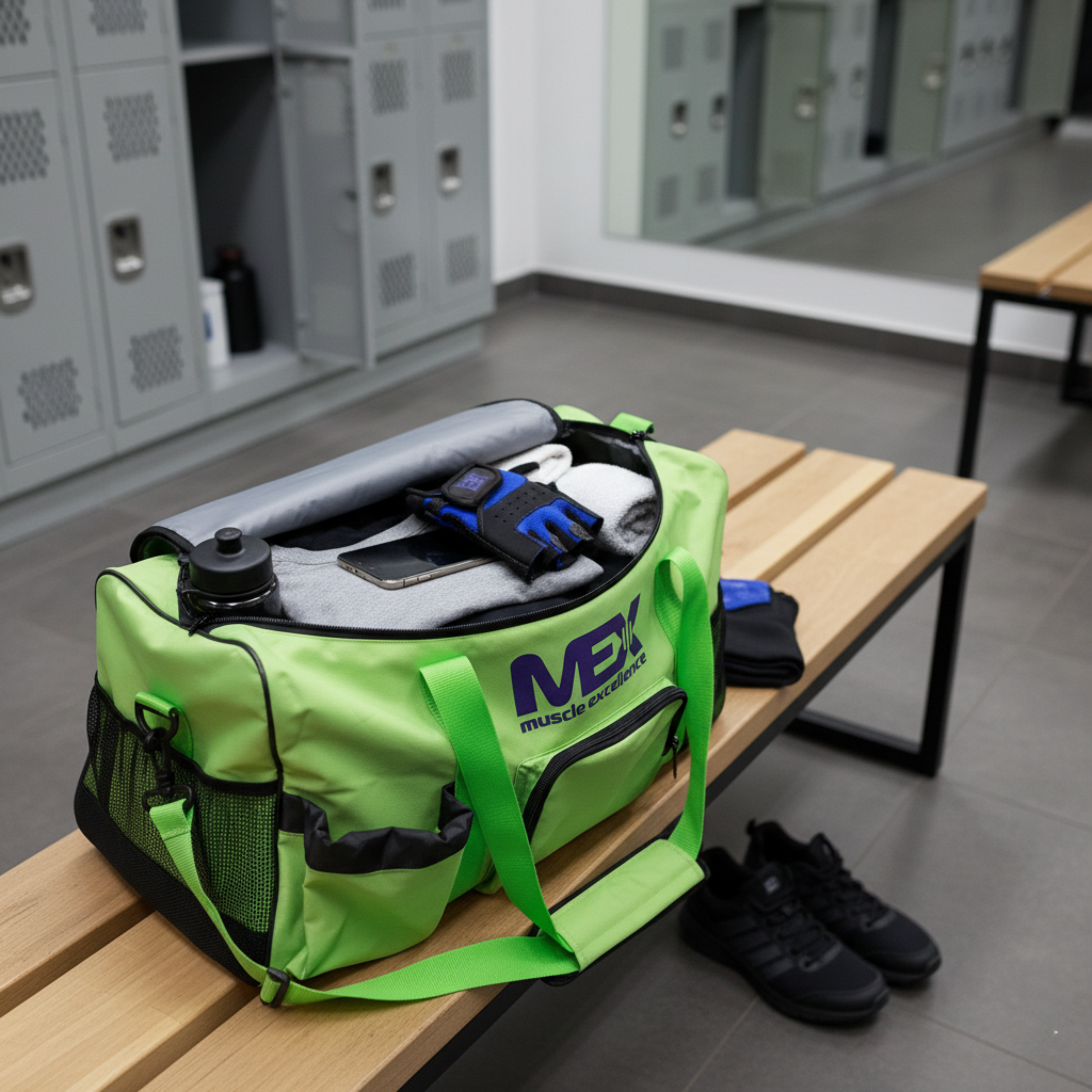 MEX NUTRITION - Sportovní taška GymFit - Lime