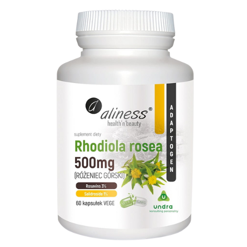 ALINESS - Rhodiola Rosea 500mg - 60veg.kaps.