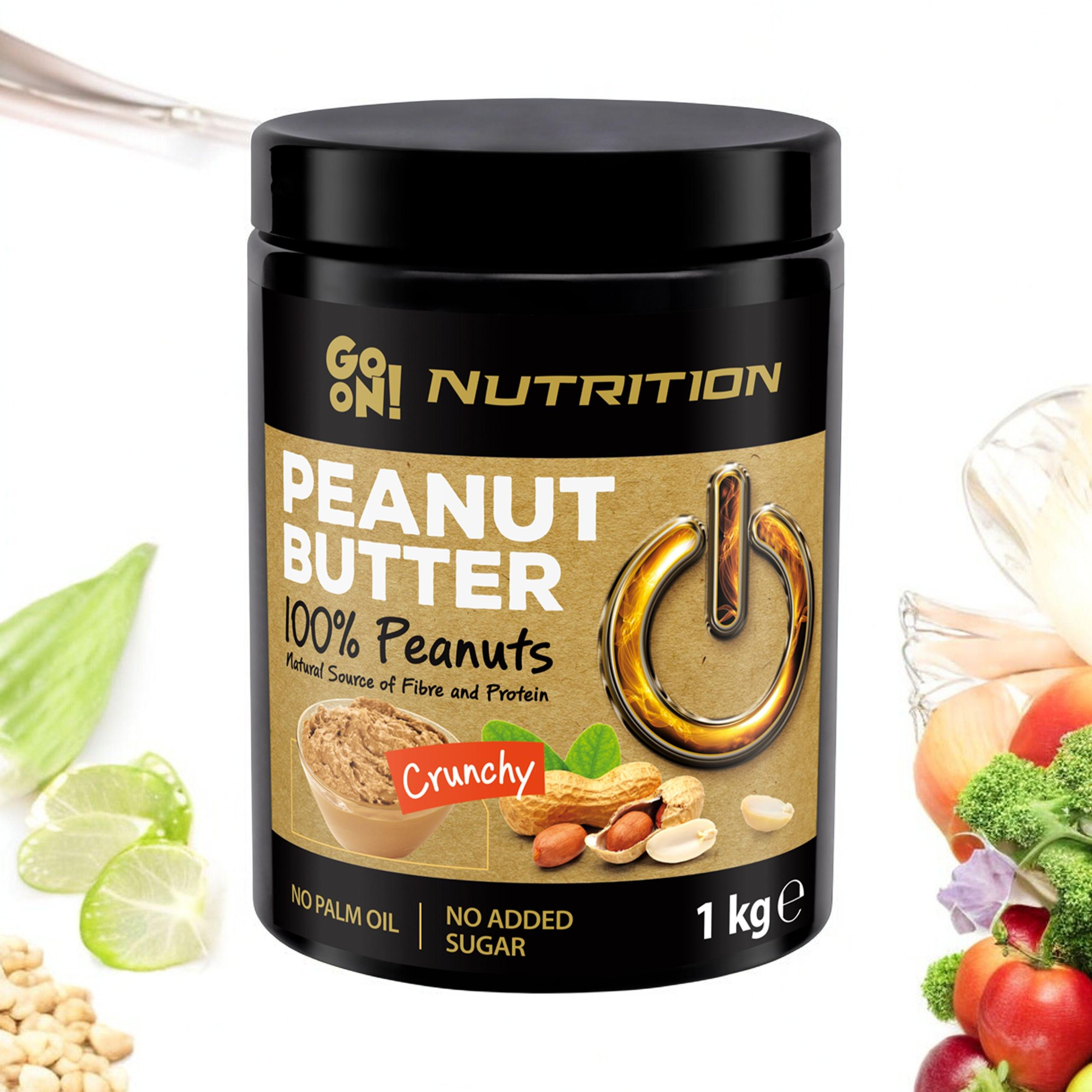 GO ON NUTRITION Peanut Cream - 100% Arašídových Ořechů - 1000g