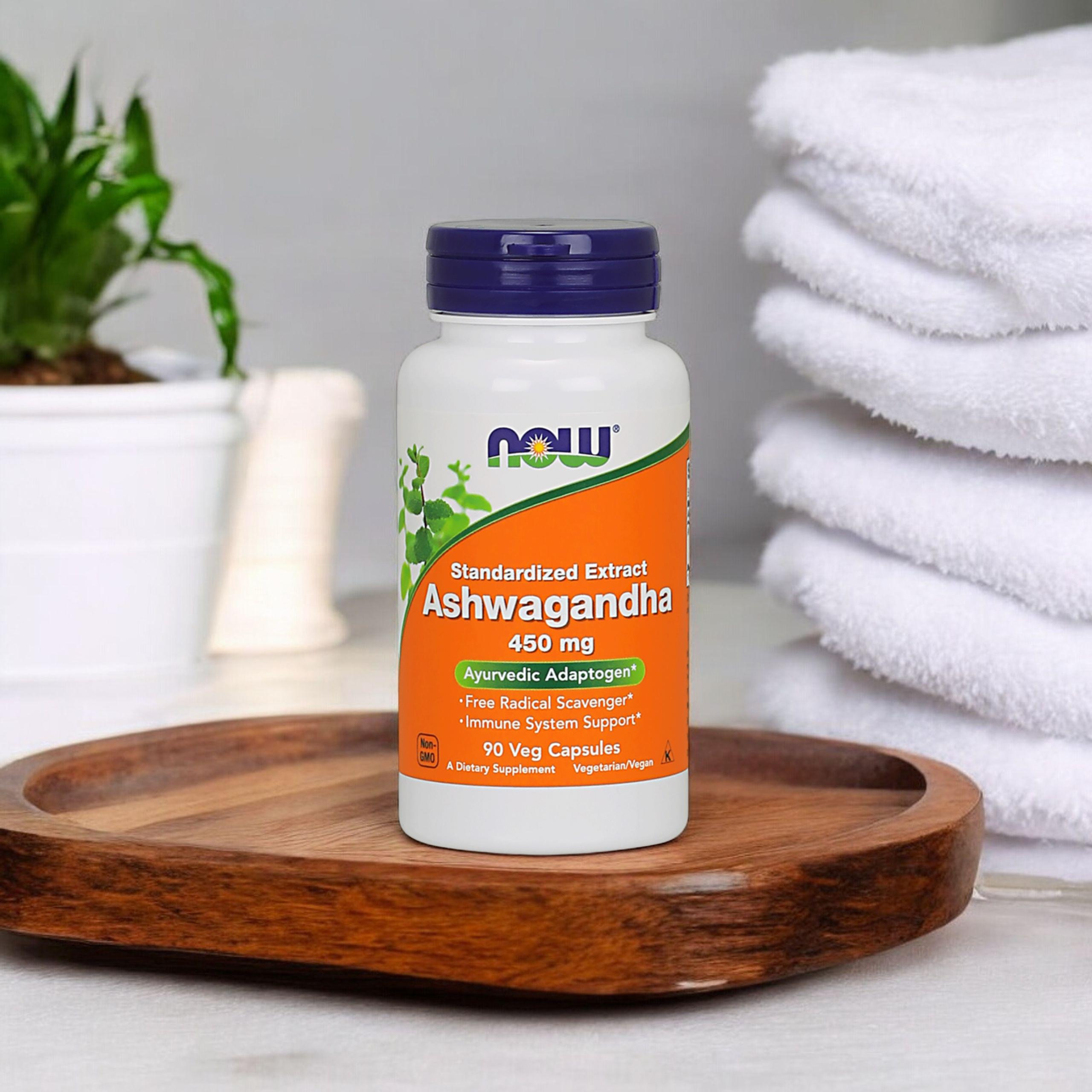 NOW Ashwagandha Extract 450mg - 90vegcaps