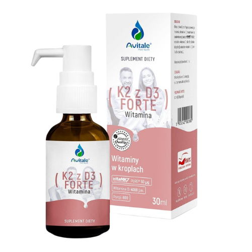 ALINESS - Avitale Vitamin K2 MK7 + D3 Forte - 30ml