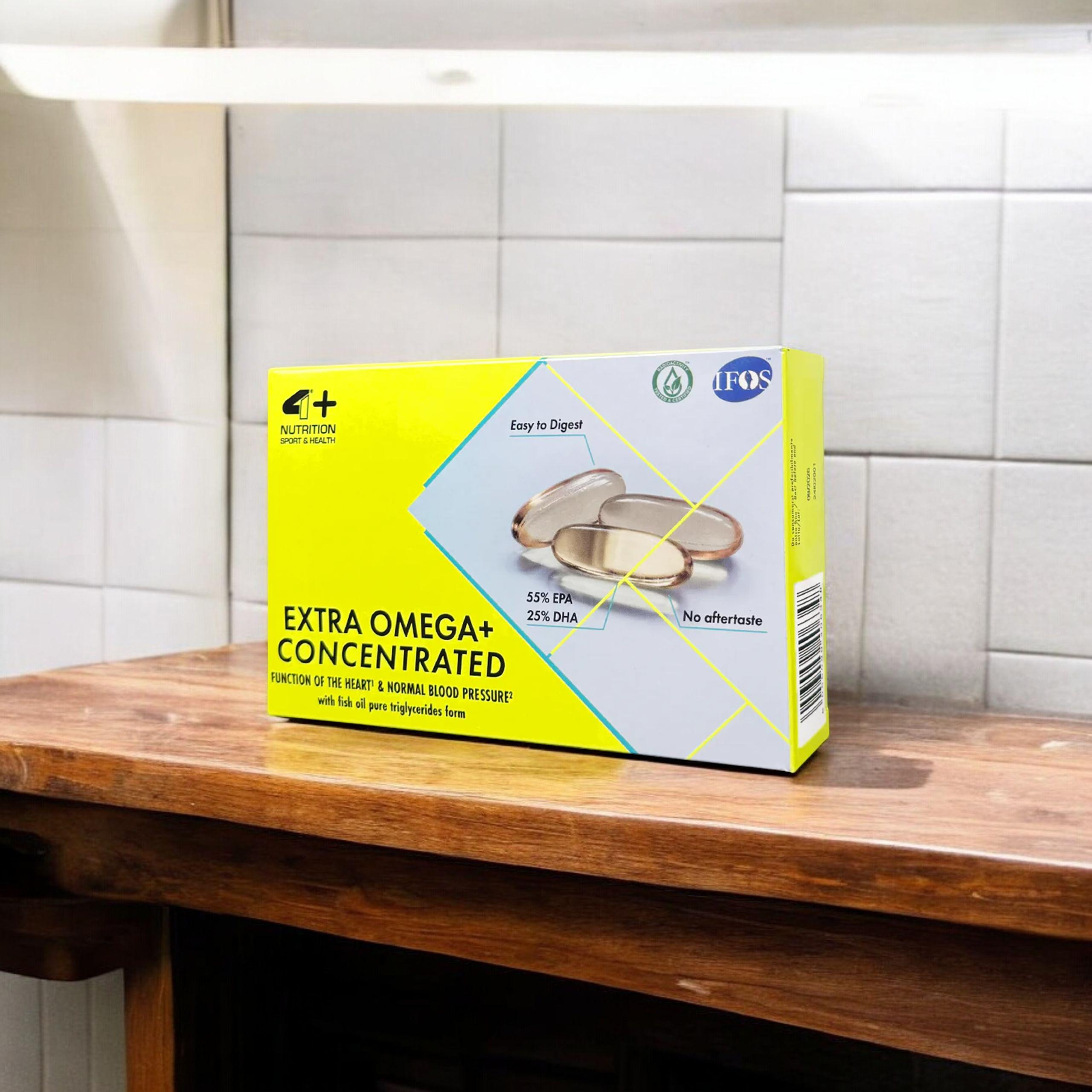 4+ NUTRITION Extra Omega+ - 60softgels