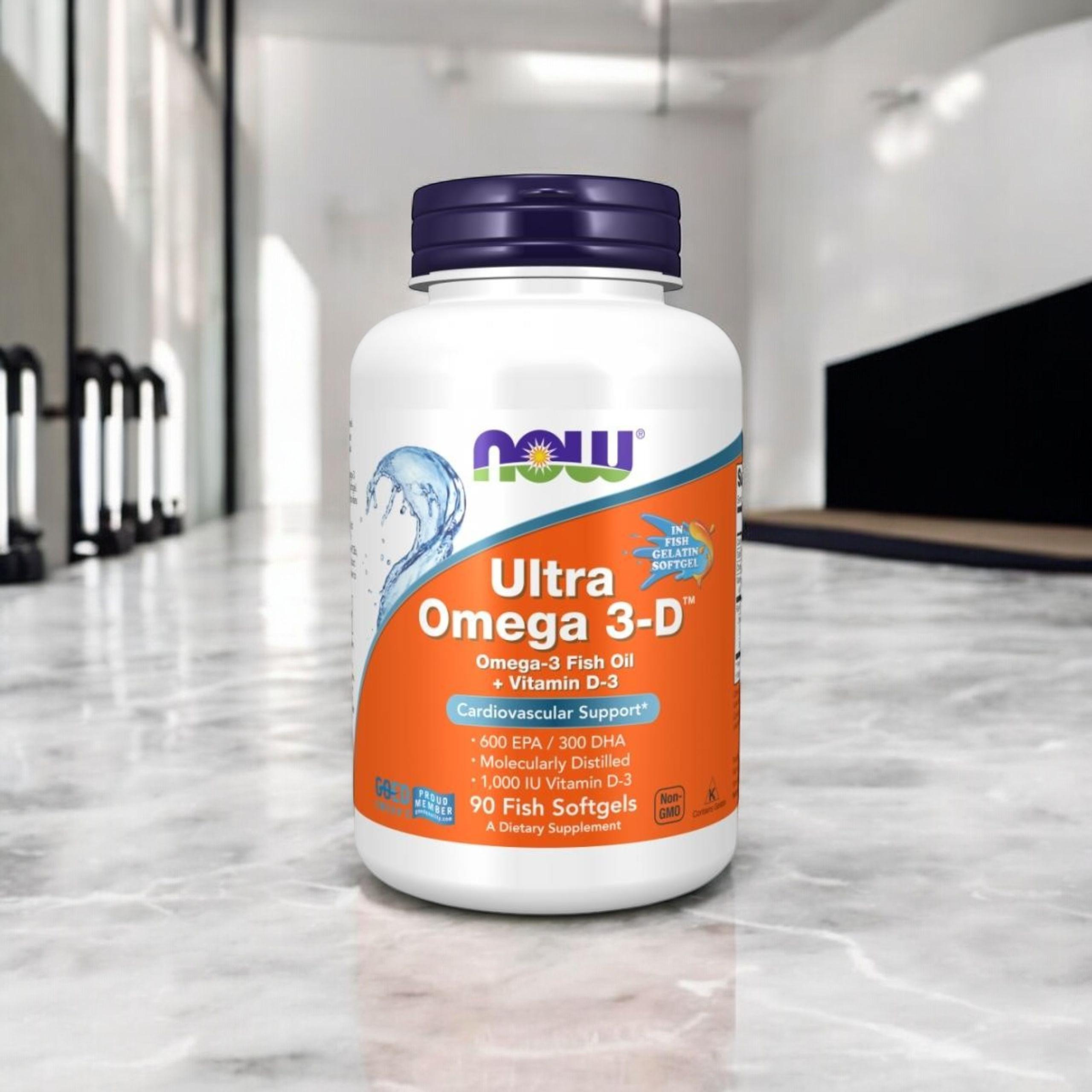 NOW - Ultra Omega 3-D Fish Oil - 90softgels