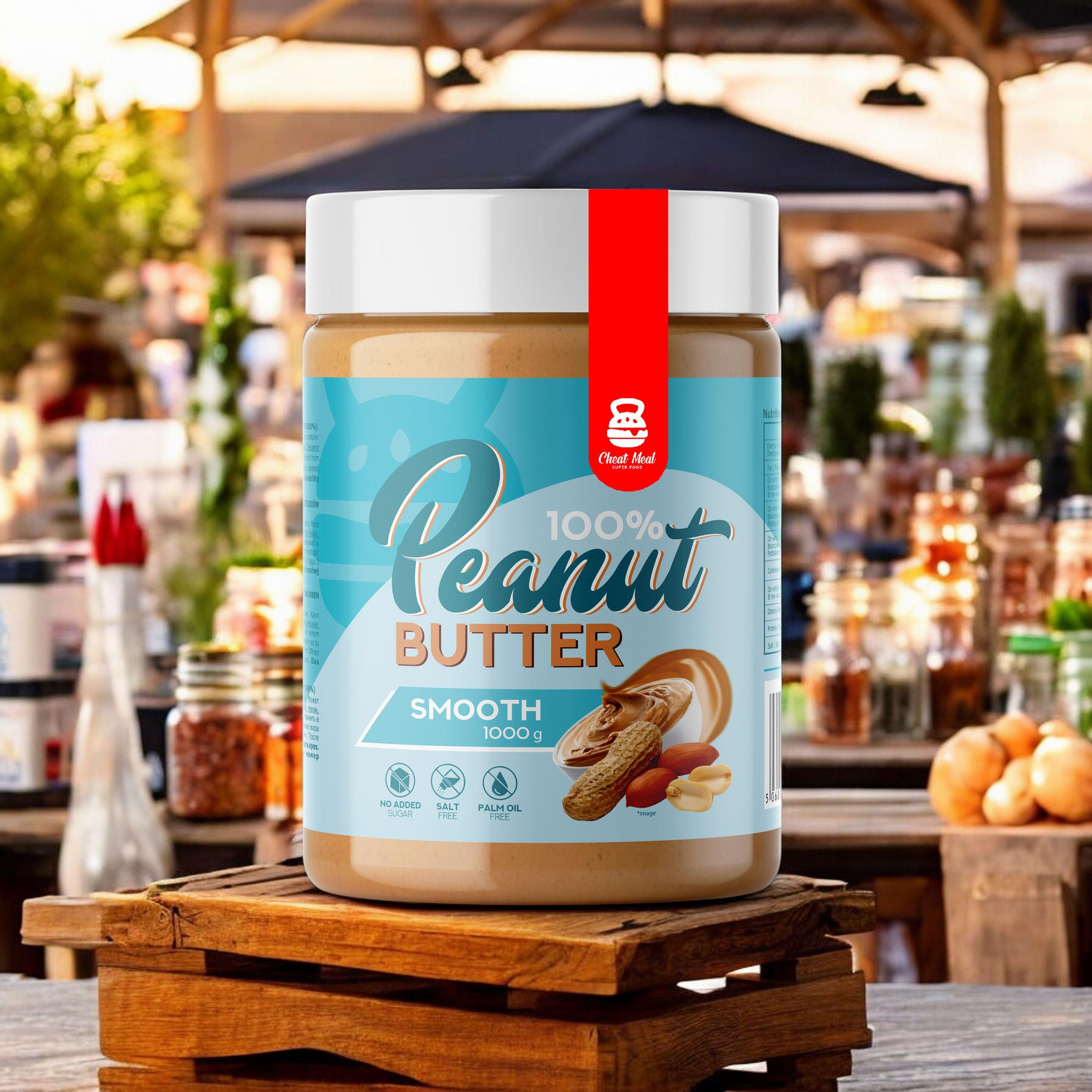 Cheat Meal Nutrition Peanut Cream (Arašídový krém) - 1000g - Smooth