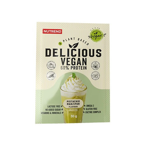 NUTREND Lahodný veganský protein - 30g - Pistáciový marcipán