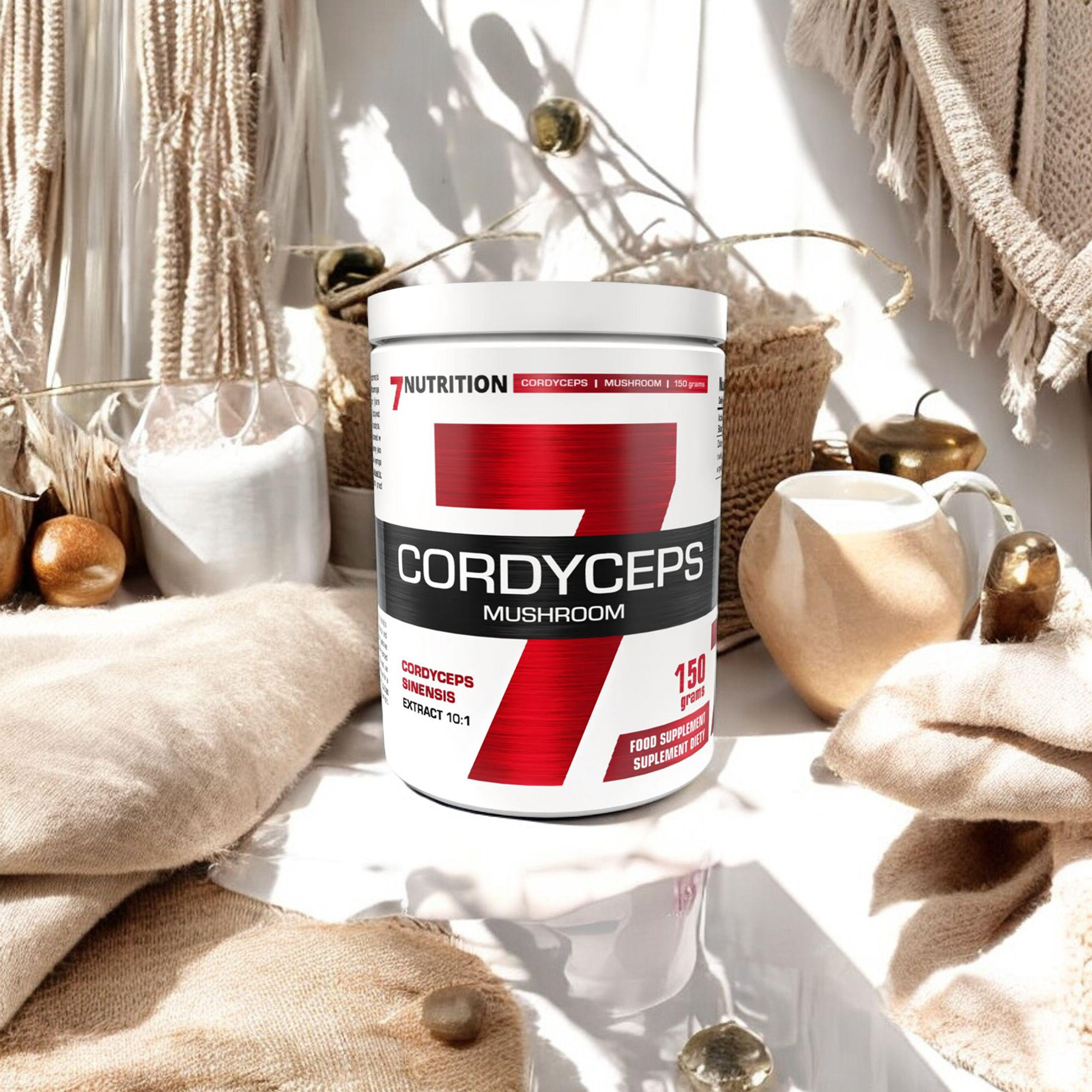 7 NUTRITION Cordyceps Mushroom - 150g - Housenice čínská