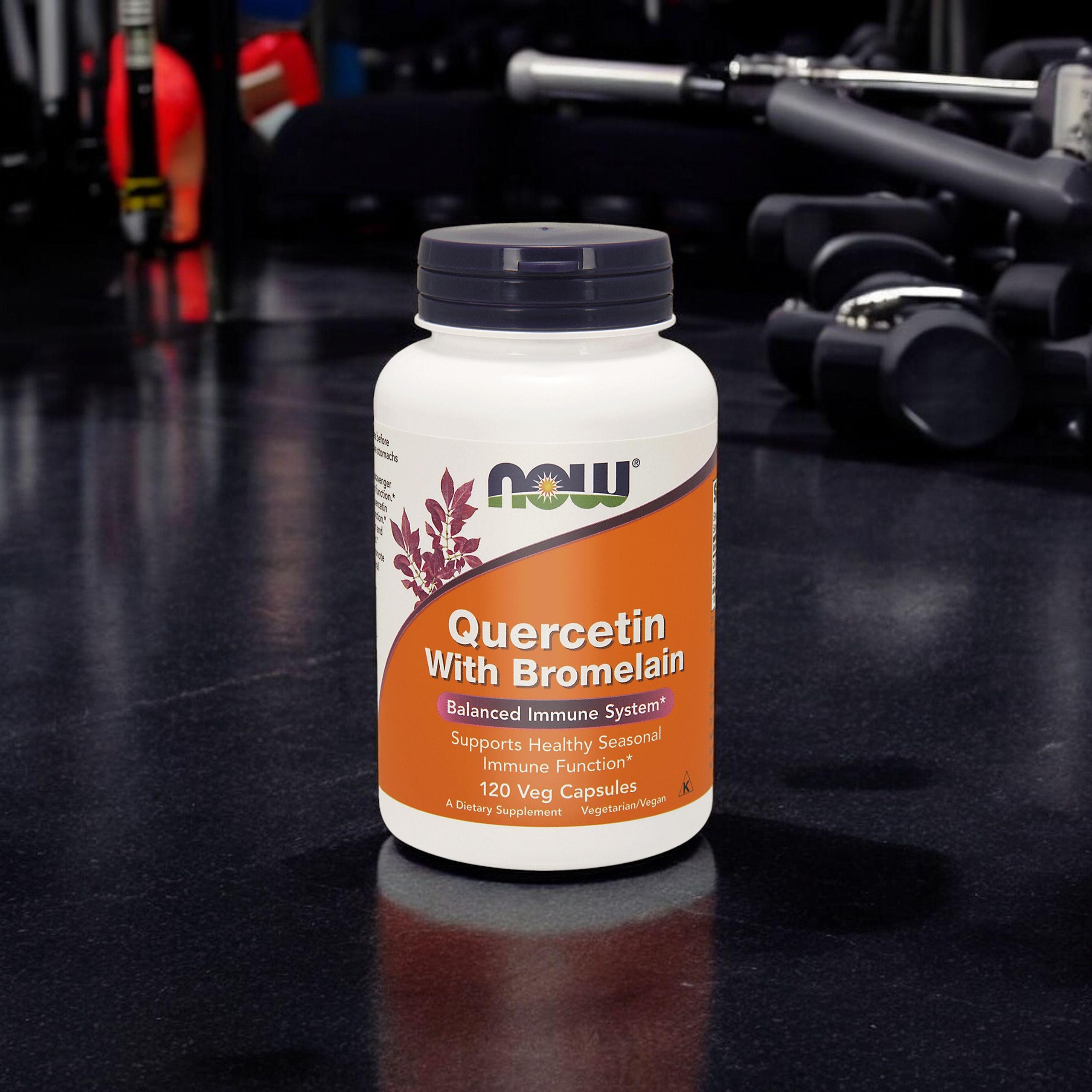 NOW Quercetin With Bromelain - 120vcaps