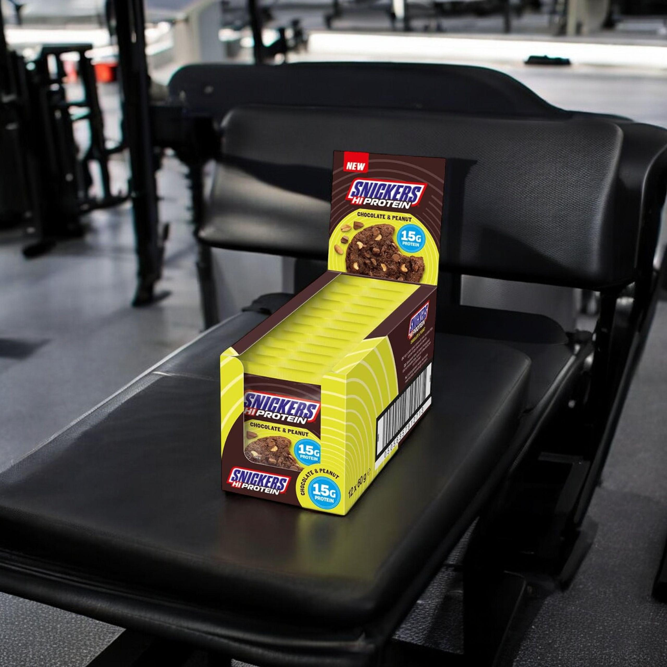 Mars – Sušenka Snickers High Protein – 12×60 g – Čokoláda a Arašídy