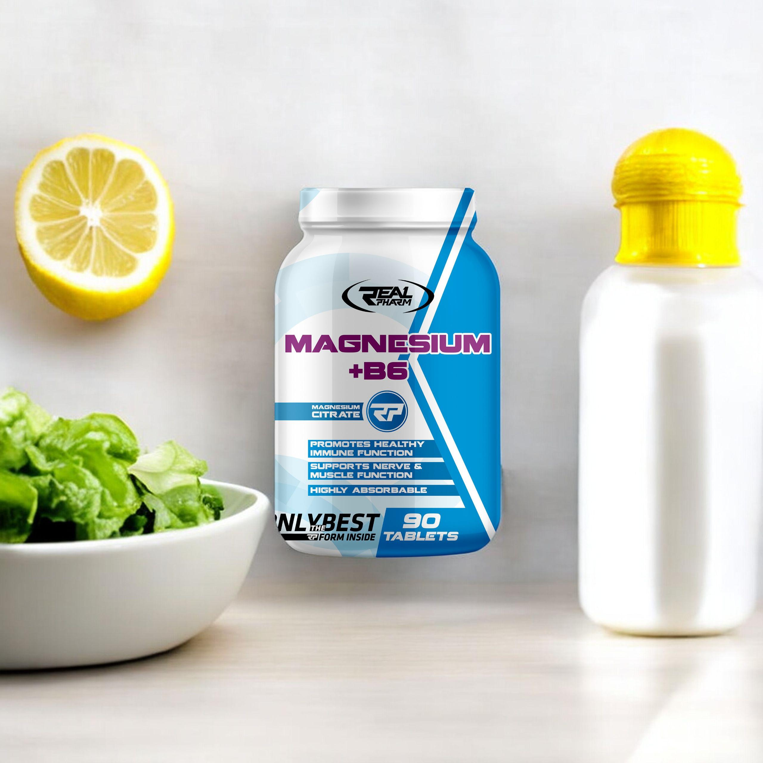 REAL PHARM Magnesium+ B6 - 90tabs
