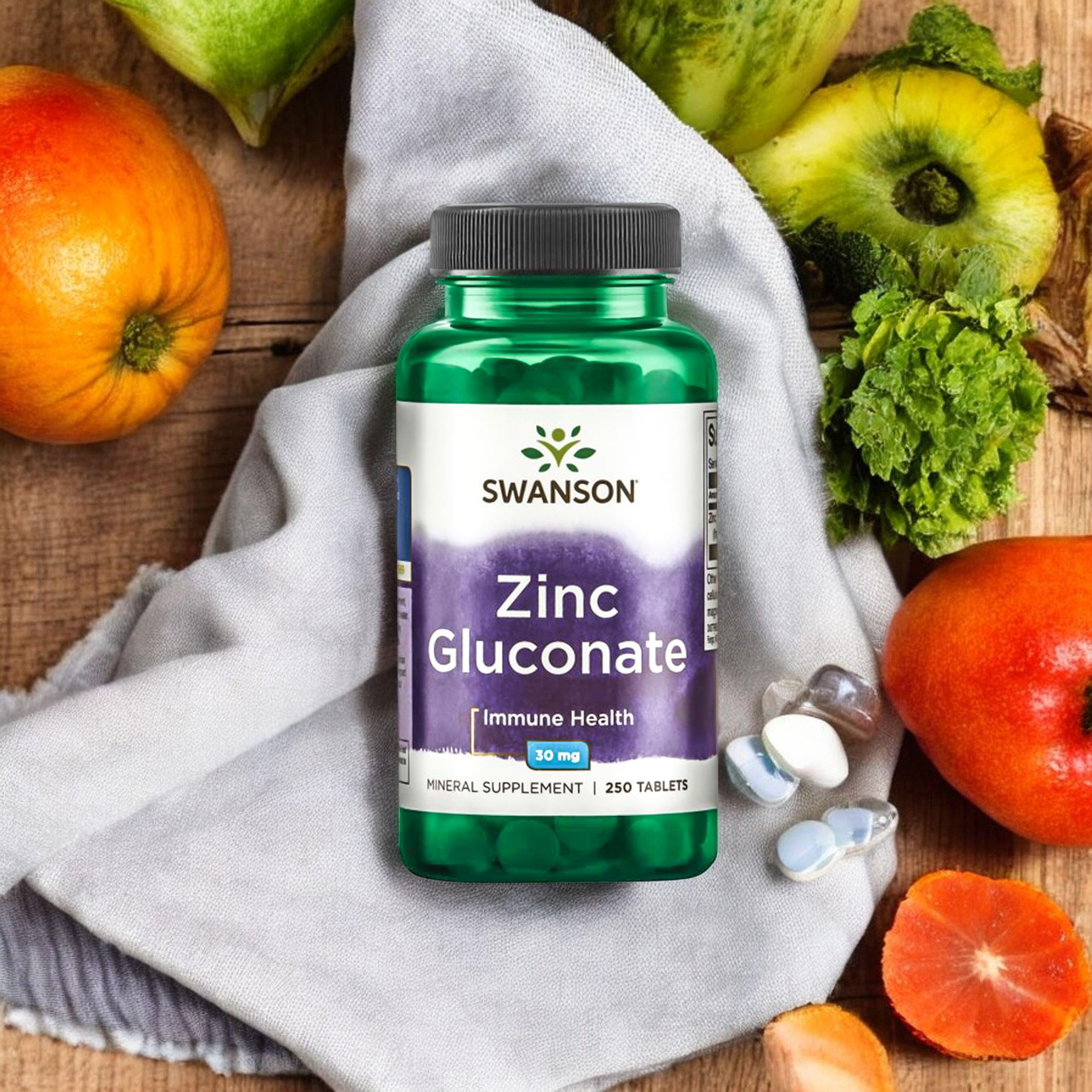 SWANSON Zinc (Gluconate) 30mg - 250tabs