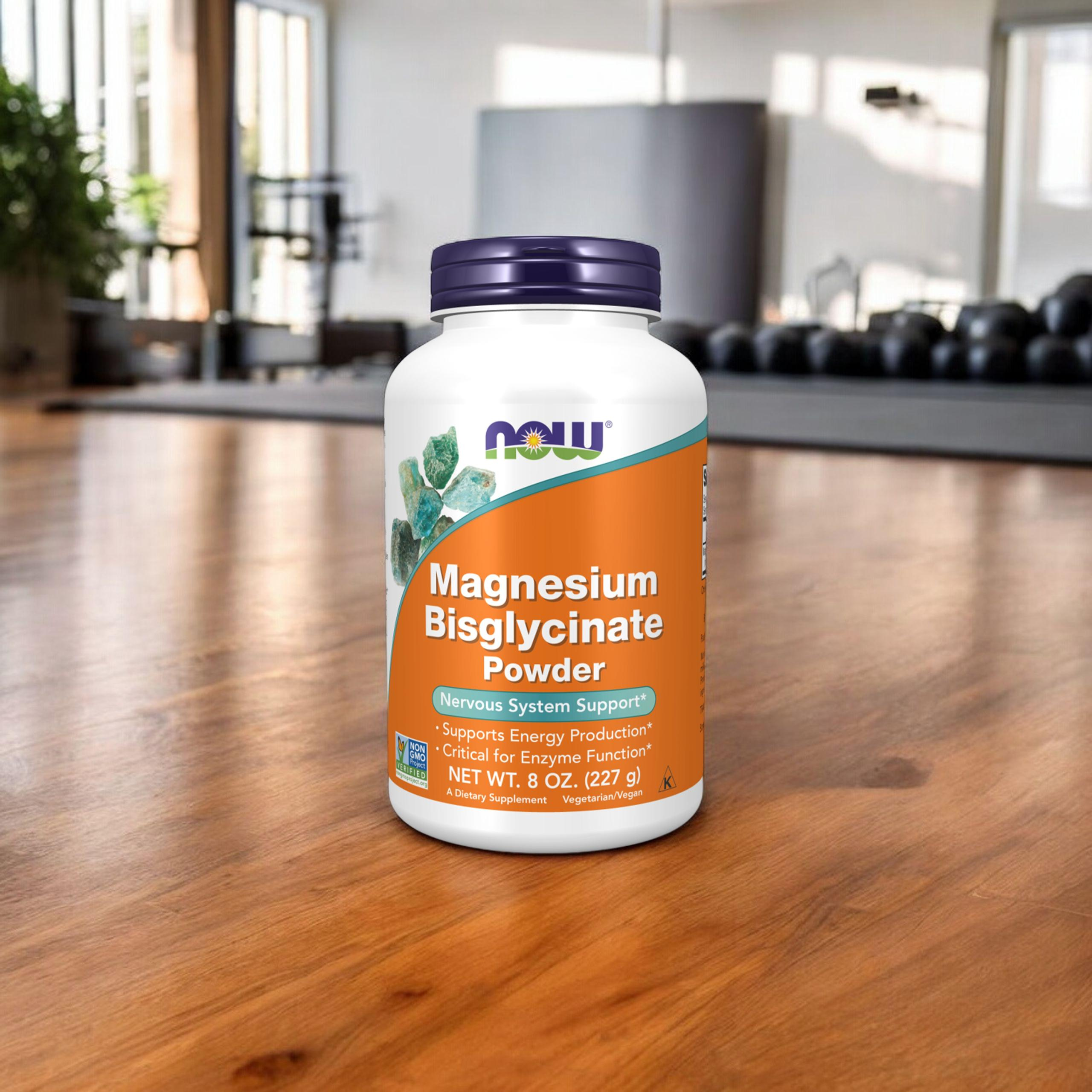 NOW Magnesium Bisglycinate Powder - 227g