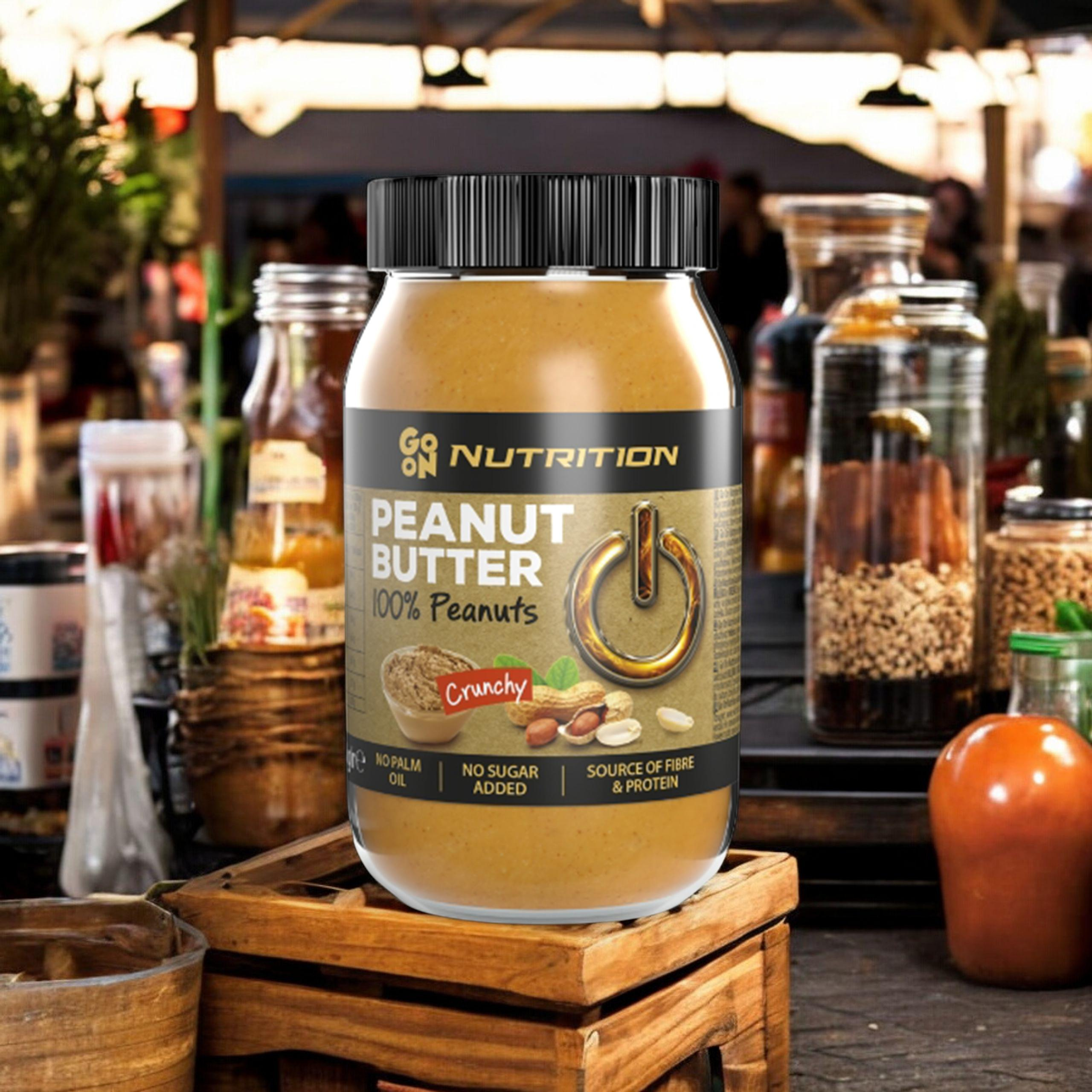 GO ON NUTRITION Peanut Cream 100% Peanuts - 900g - Arašídový krém