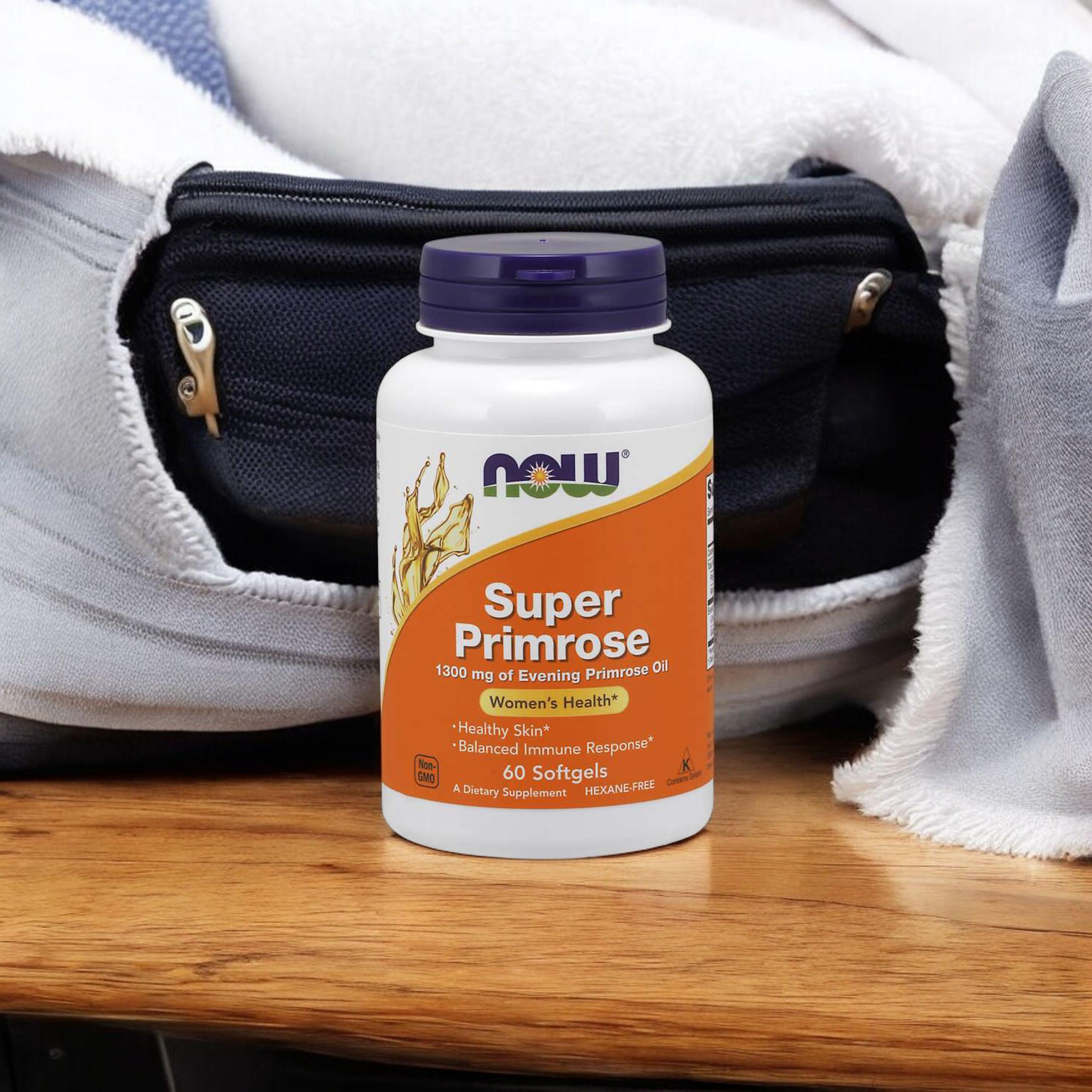 NOW Super Primrose - 60softgels. - Olej z Pupalky Dvouleté