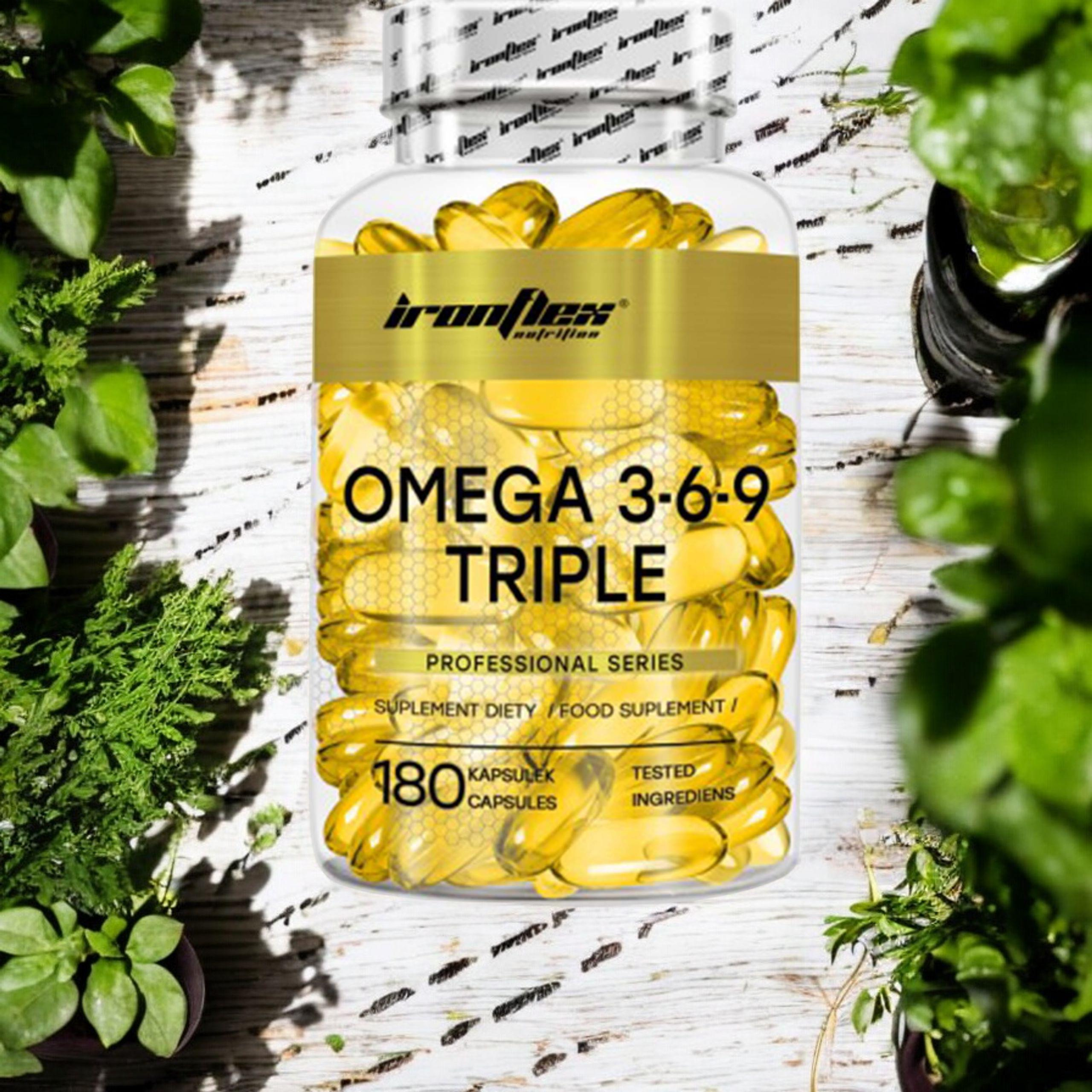 IronFlex Omega 3-6-9 Triple - 180caps.