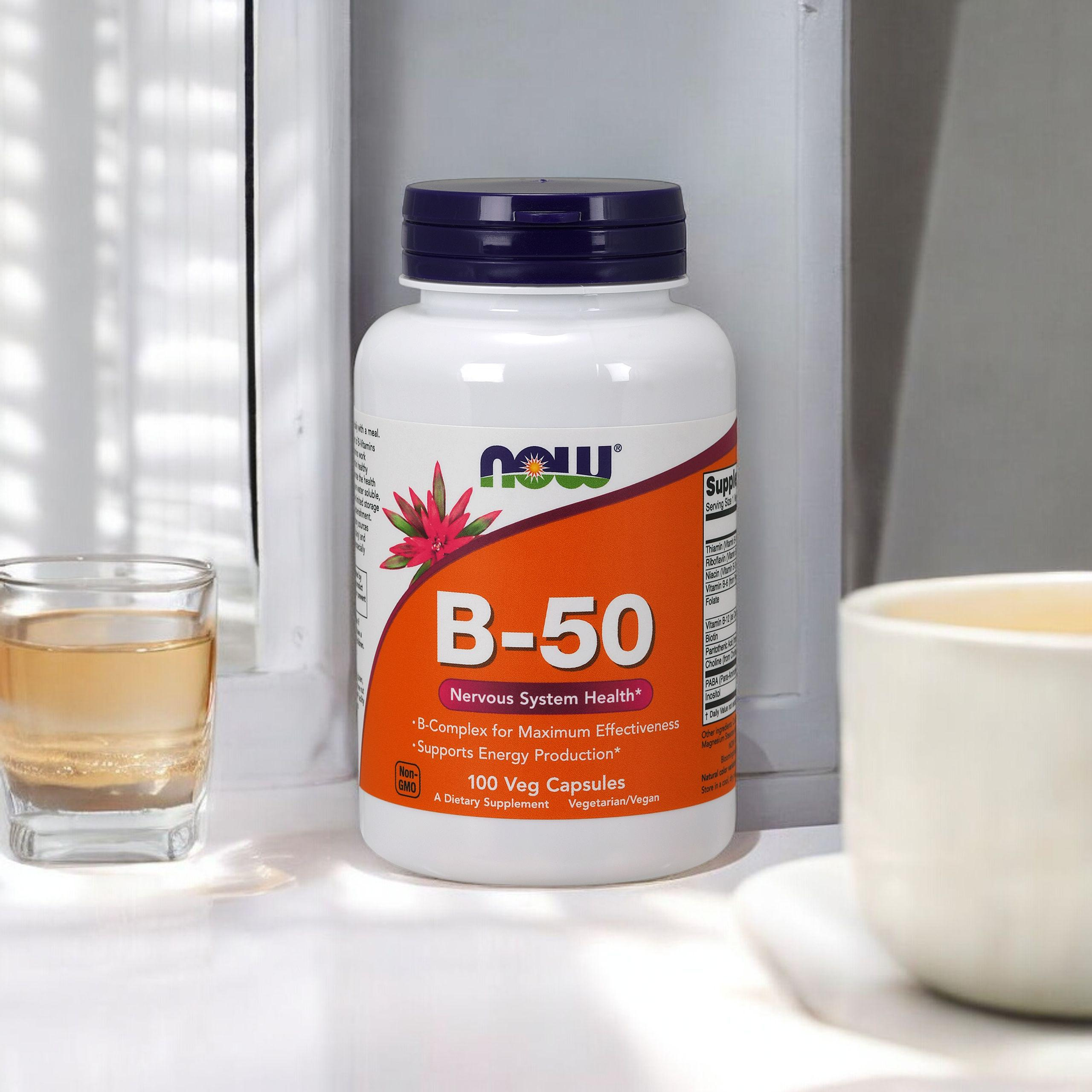 NOW Vitamin B-50 - 100vcaps