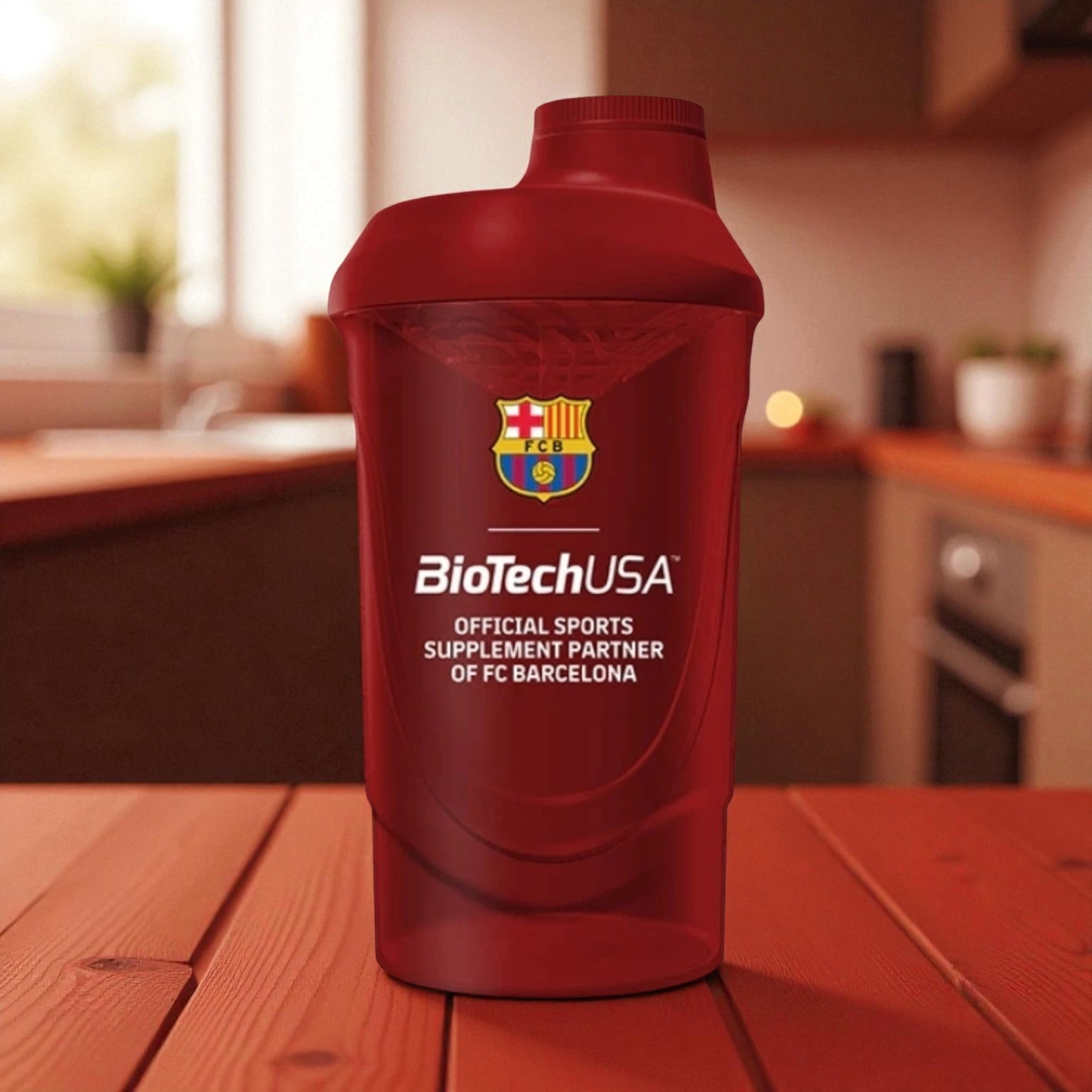 BIOTECH - Shaker Biotech FC Barcelona - 600ml - Červený
