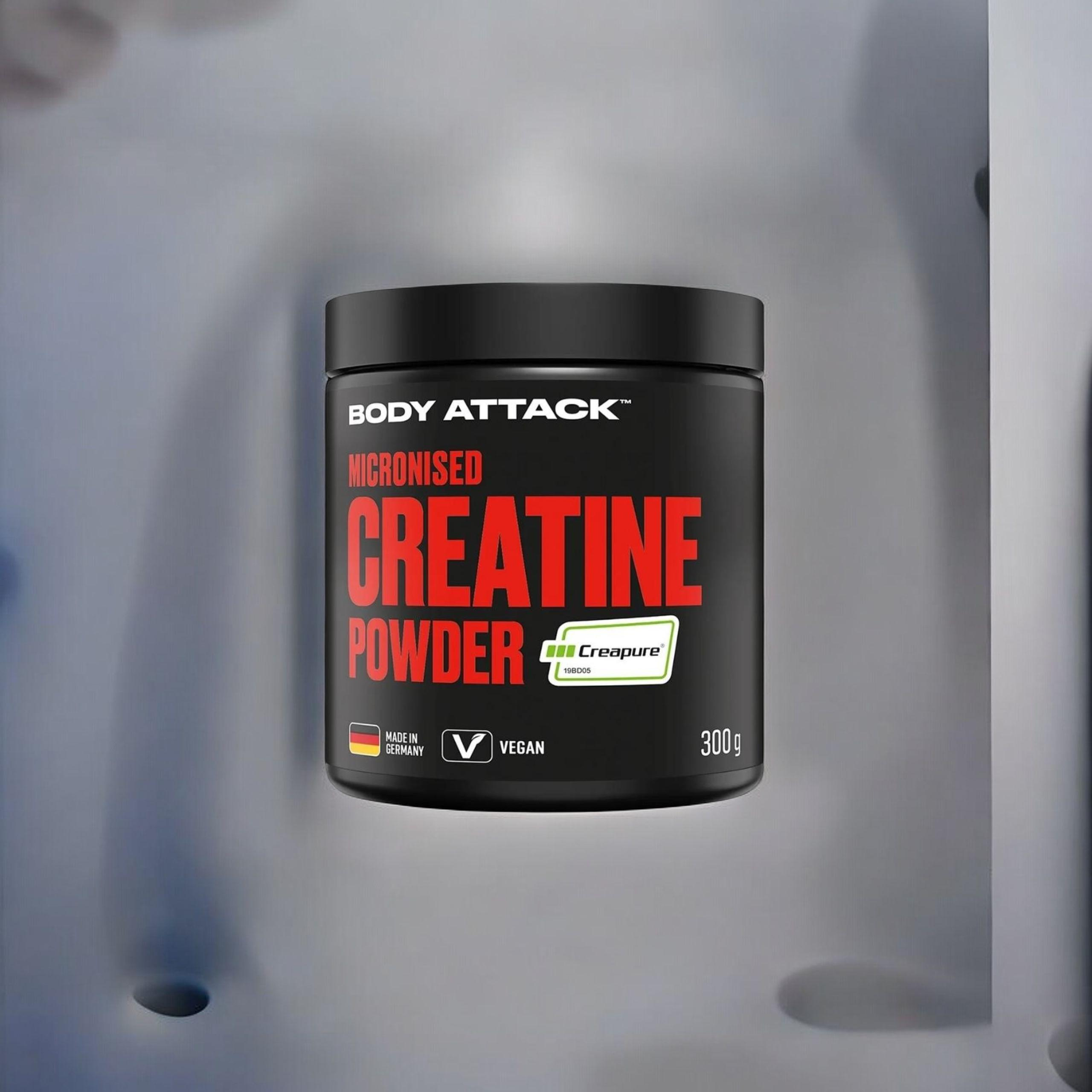BODY ATTACK Creatine Powder Creapure - 300g - Natural