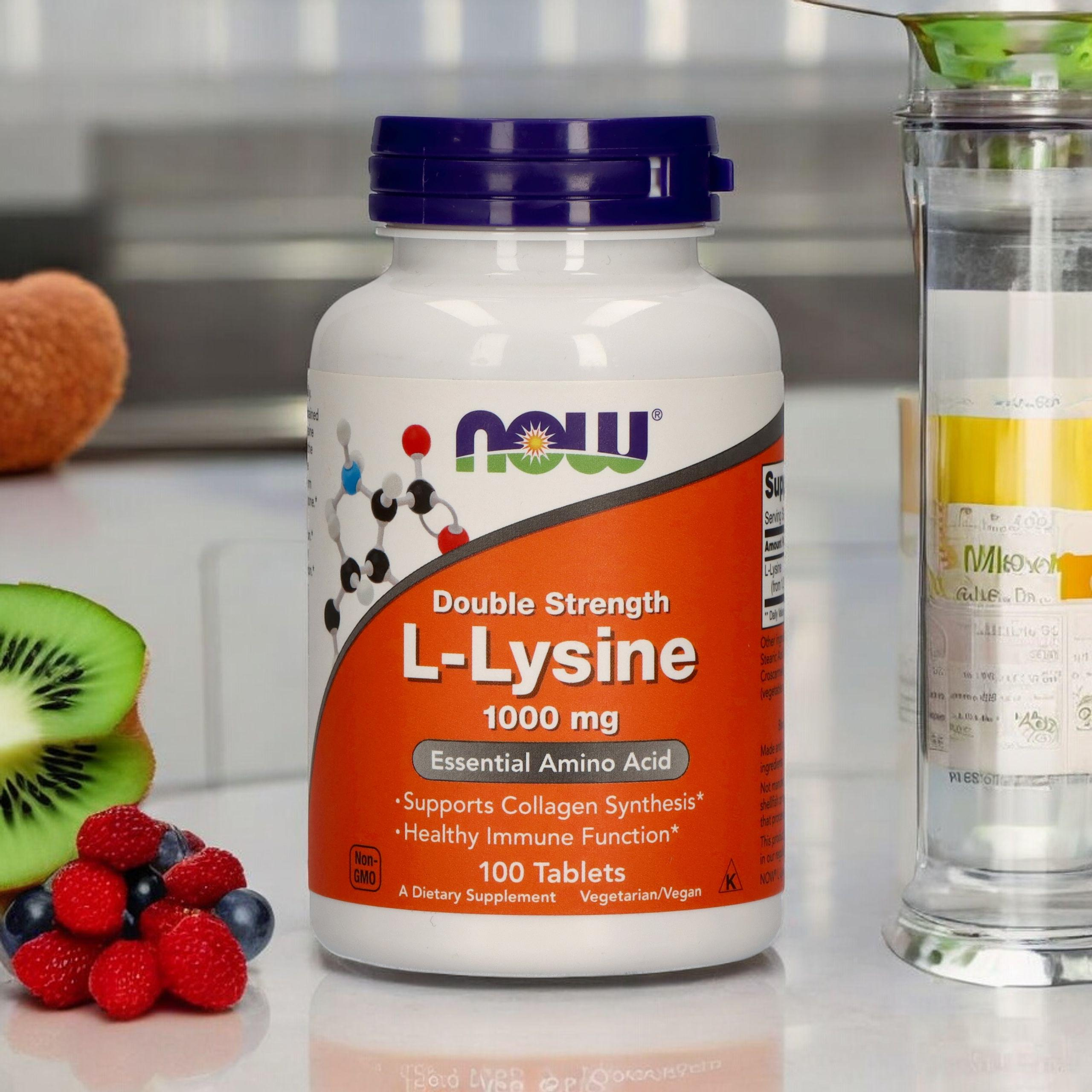 NOW L-Lysine 1000mg - 100tabs