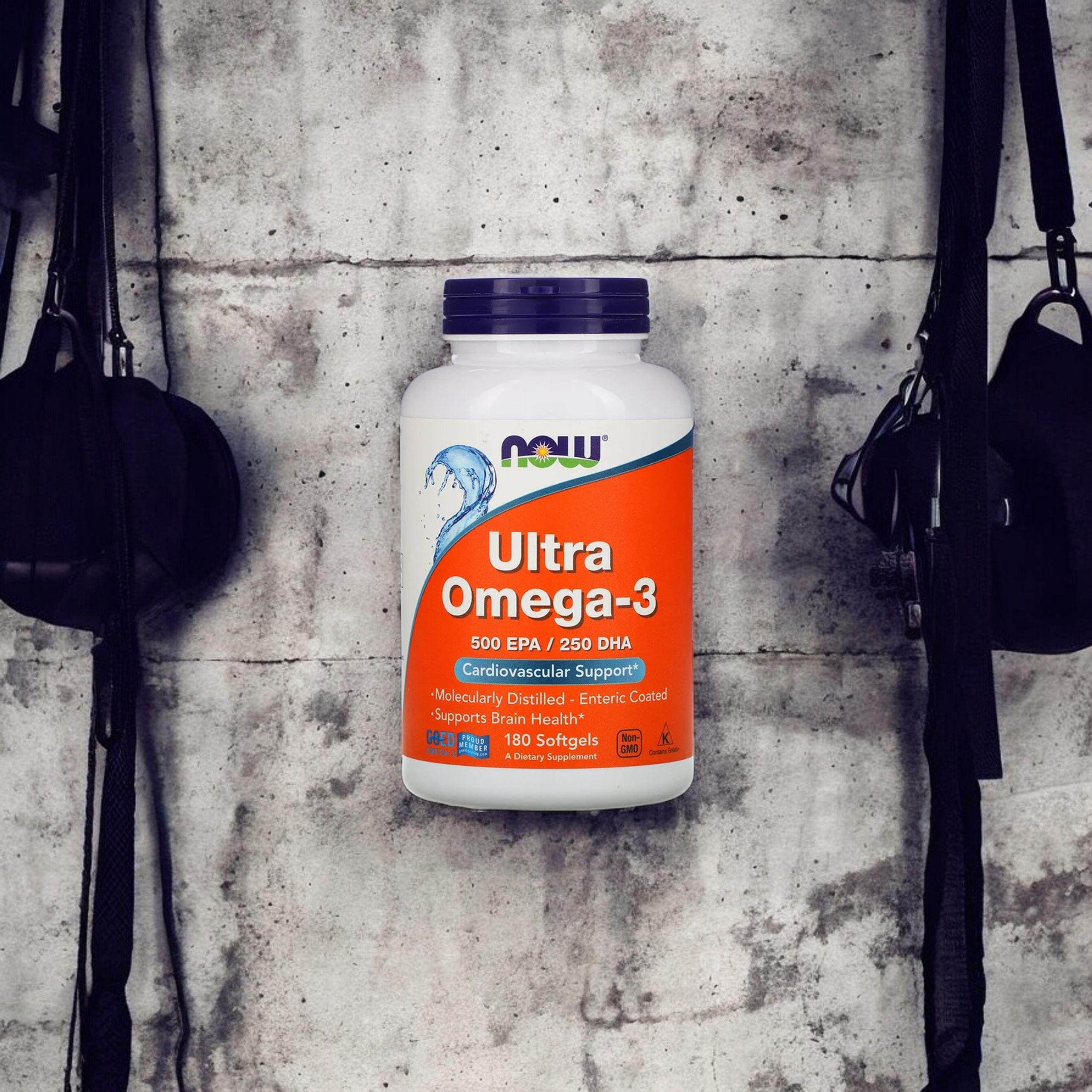 NOW Ultra Omega 3 - 500 EPA / 250 DHA - 180softgels