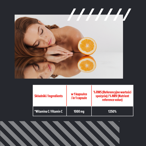 MP NUTRITION Vitamin C 1000mg - 100caps - Vitamín C