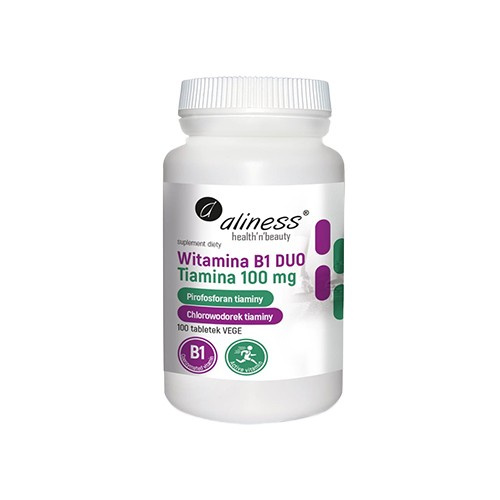ALINESS - Witamina B1 DUO 100mg - 100vtabs.