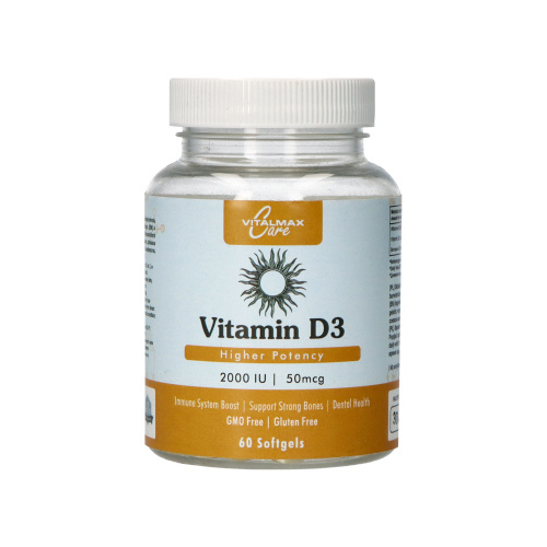 VITALMAX CARE Vitamin D3 2000 IU - 60 softgels