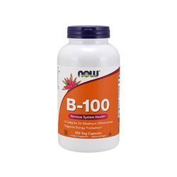 NOW Vitamin B-100 - 250vcaps - Vitamín B