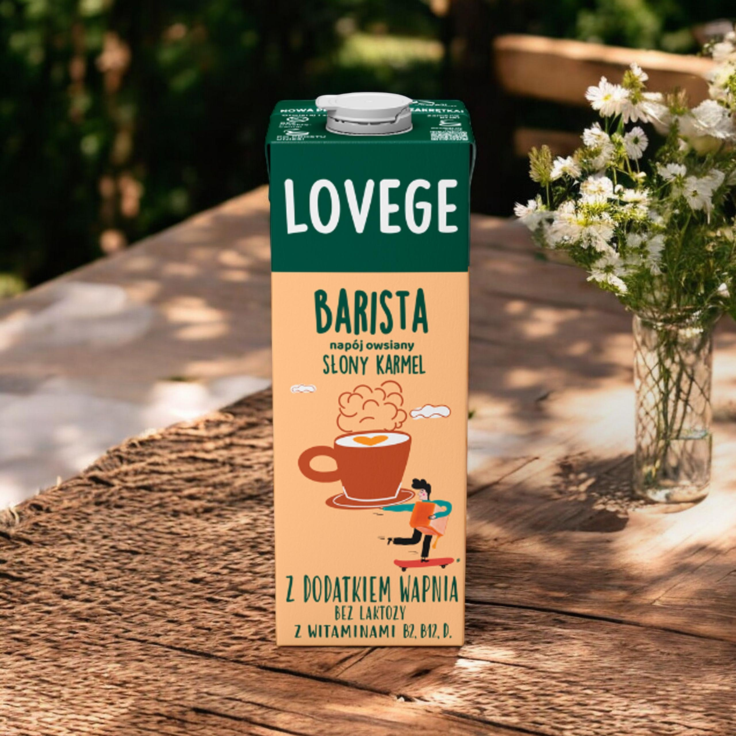 SANTE - Nápoj Lovege Ovesný Barista - 330ml - Slaný Karamel