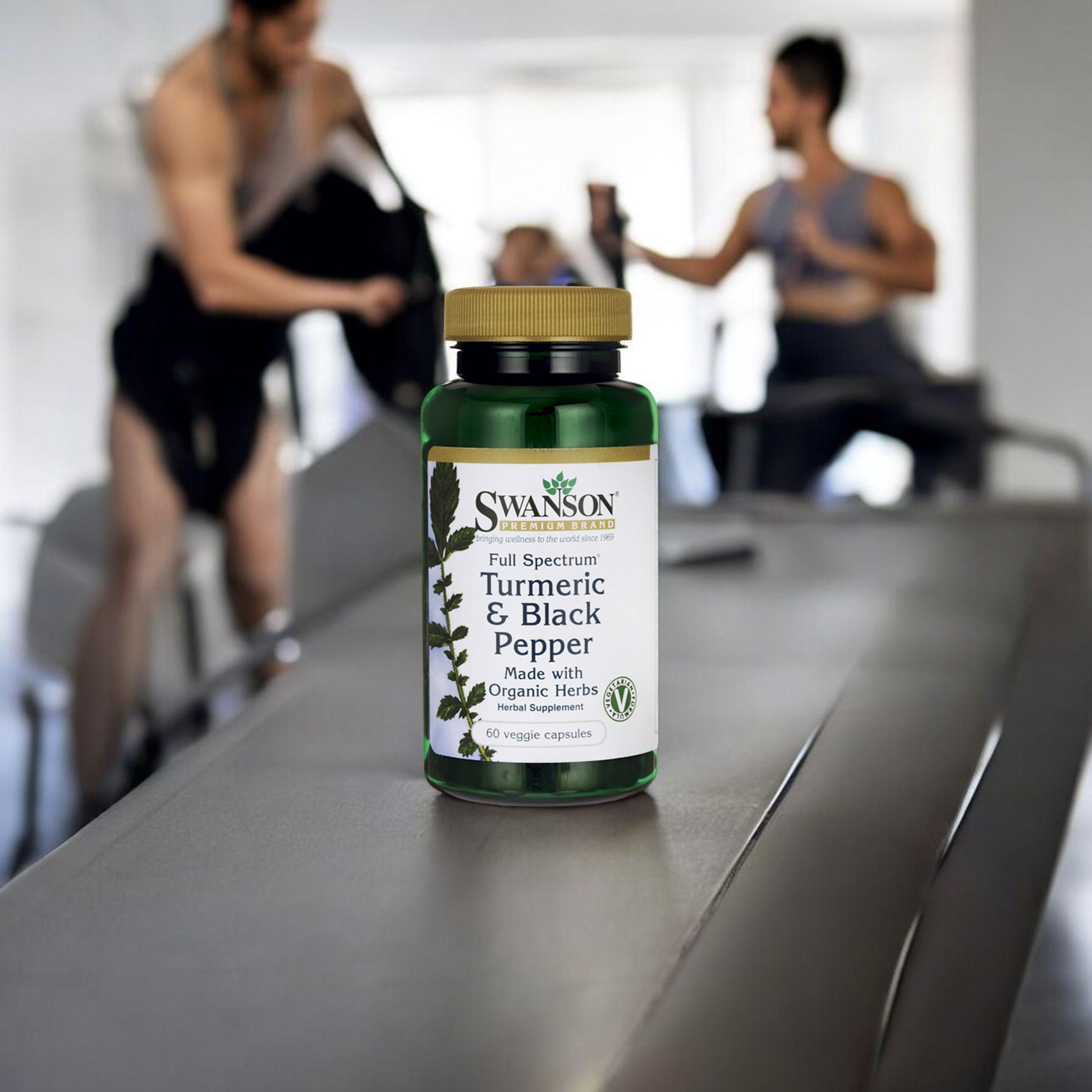 SWANSON Turmeric Black Pepper (Kurkuma s piperinem) - 60vcaps.