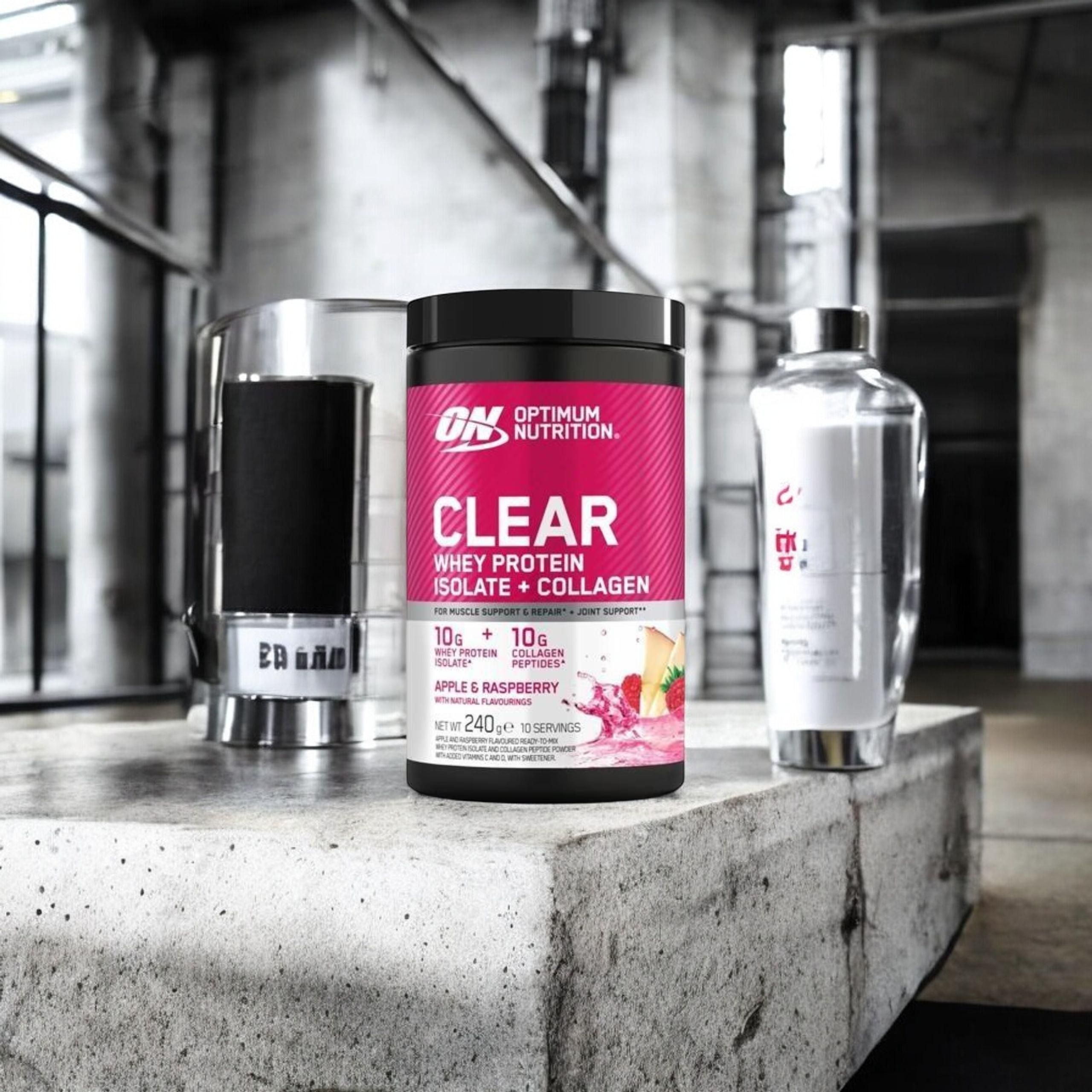 OPTIMUM NUTRITION - Syrovátkový Kolagen - 240g - Jablko Malina