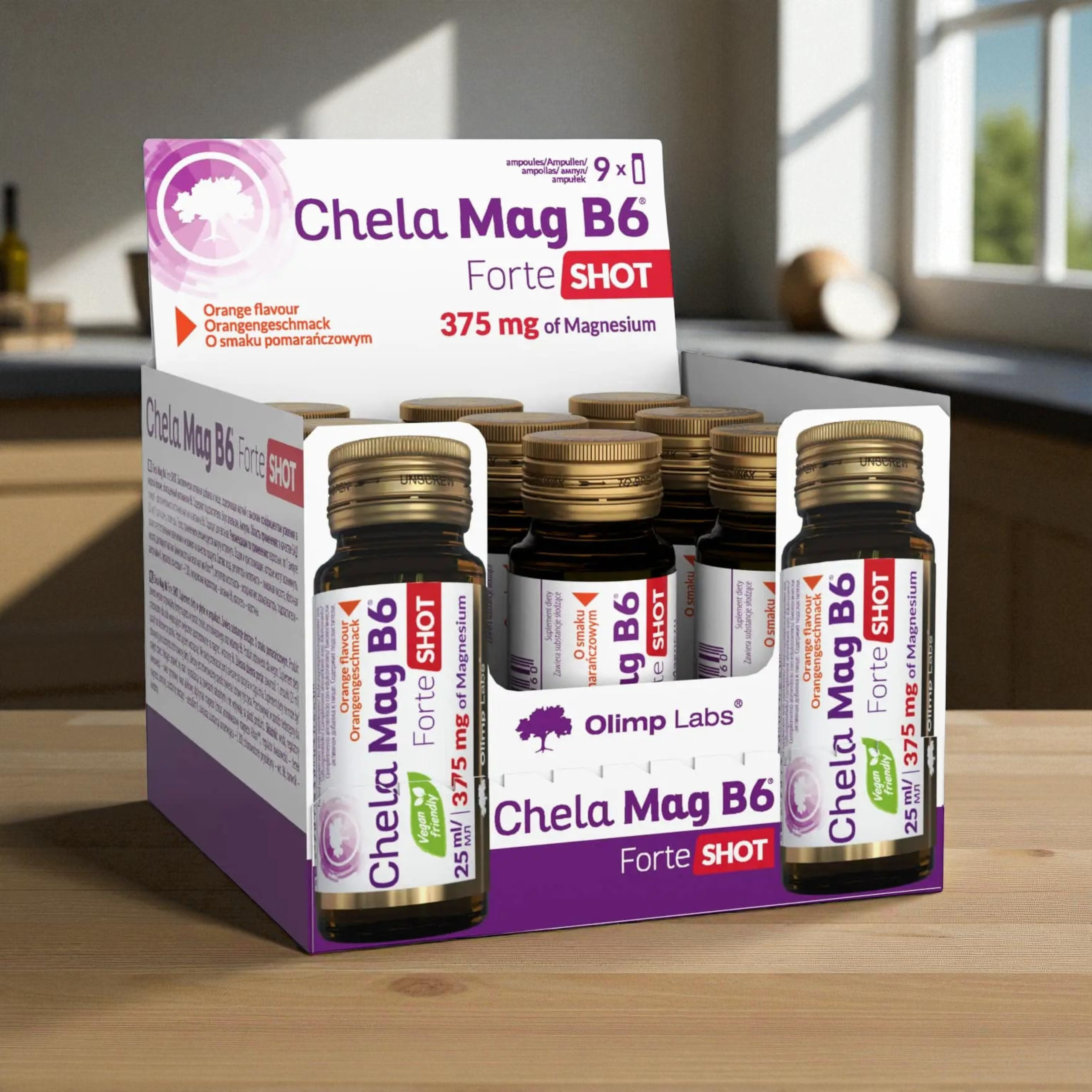 OLIMP - Chela-Mag B6 Forte Shot - 9x 25ml - Pomeranč pol_pl_OLIMP-Chela-Mag-B6-Forte-Shot-9x-25ml-Orange-43205_2