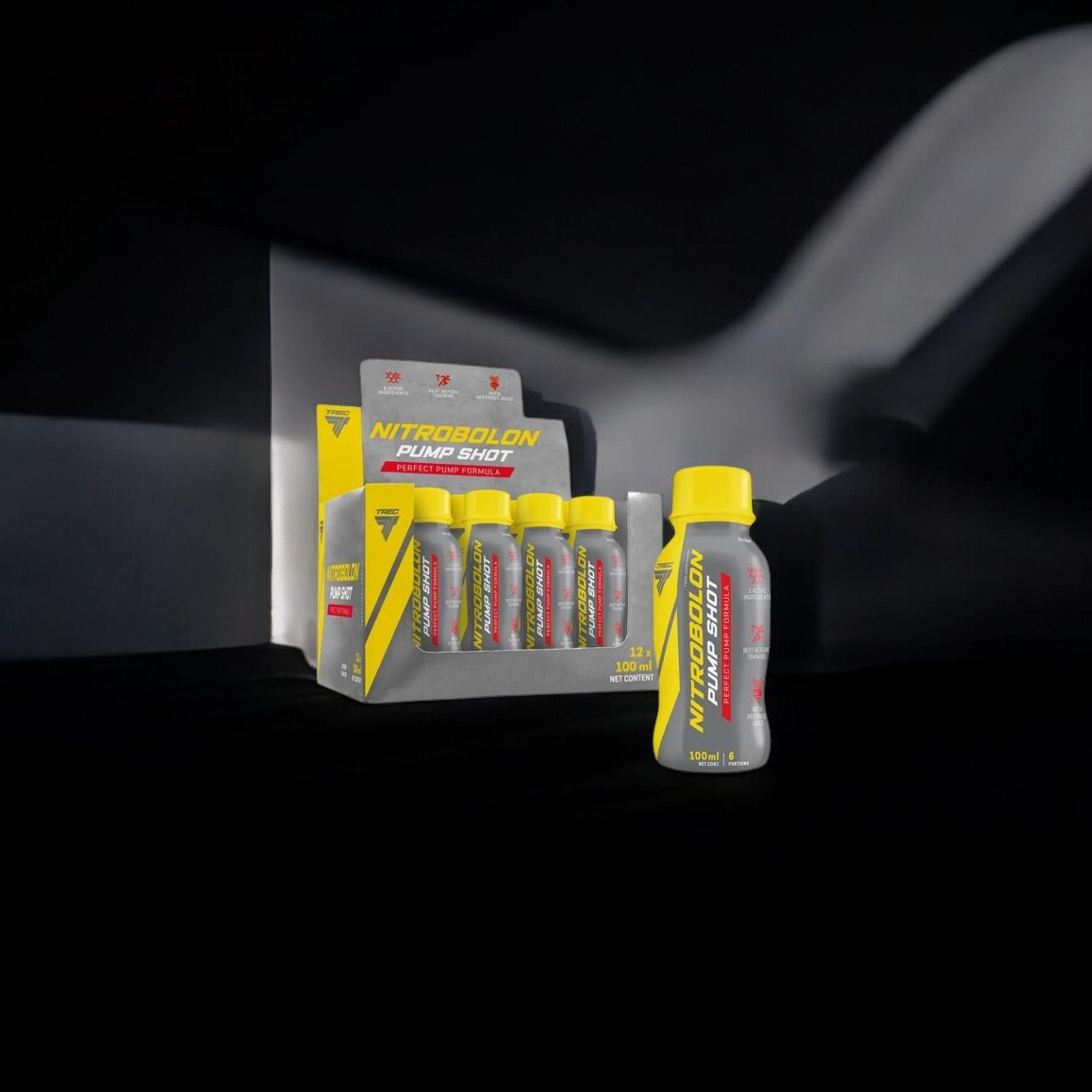 TREC - Nitrobolon Pump Shot - 12x 100ml - Třešeň 