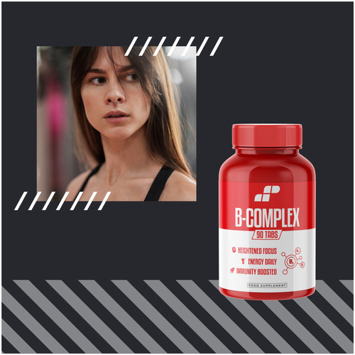 MP NUTRITION Vitamin B-Complex - 90tabs - Komplex Vitamín B