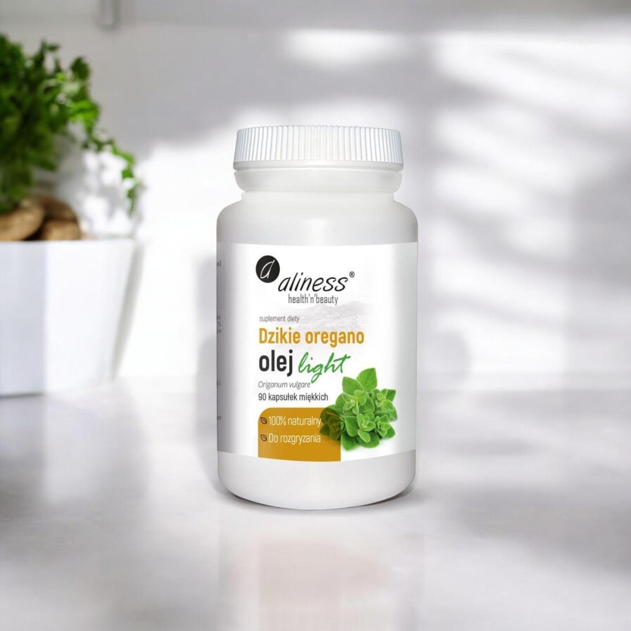 ALINESS - Olej z divokého oregana Light 100% přírodní - 90 kapslí