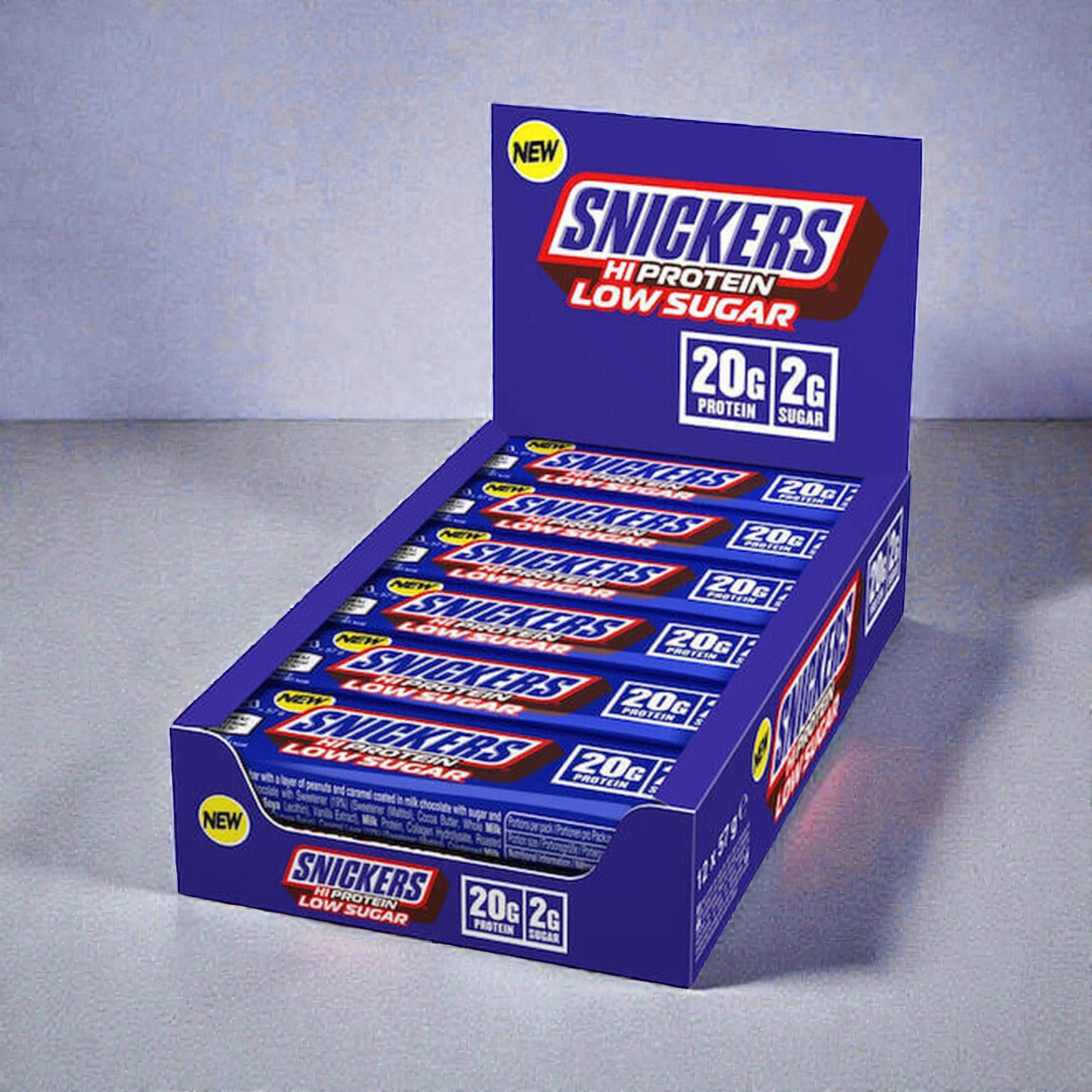 Mars - Baton Snickers HIProtein Low Sugar Bar - 57g x12