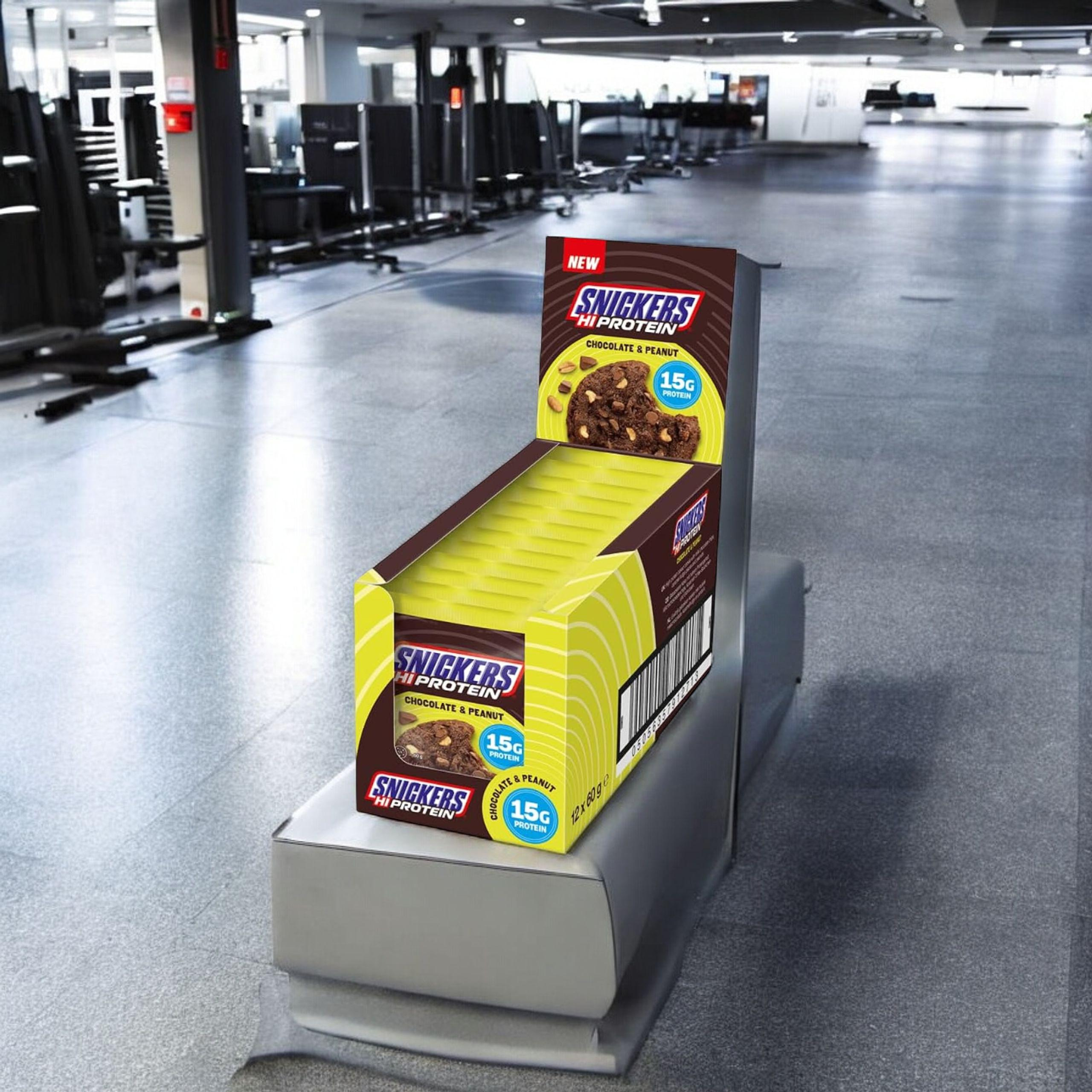 Mars – Sušenka Snickers High Protein – 12×60 g – Čokoláda a Arašídy