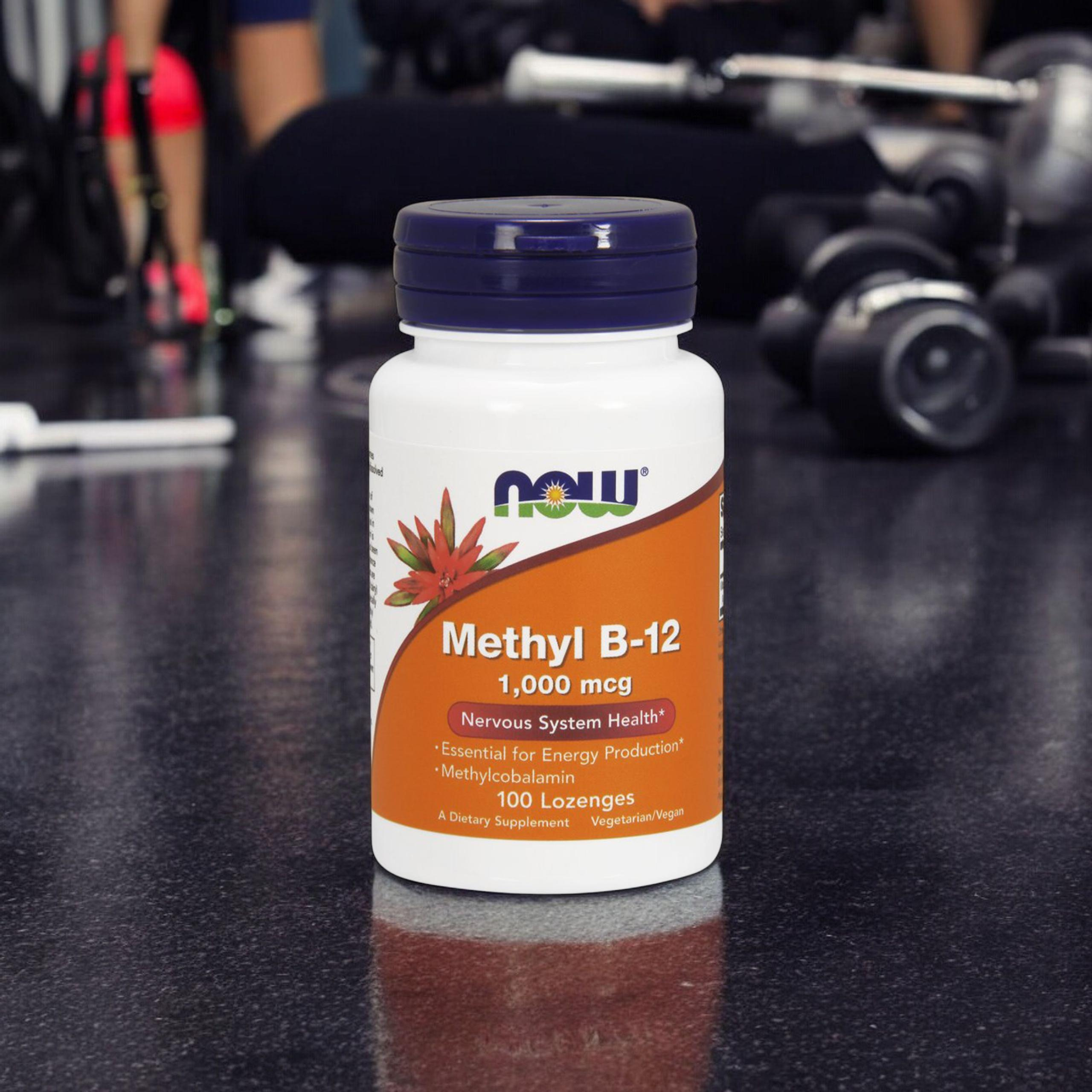 NOW Methyl B-12 1000mcg - 100 lozenges