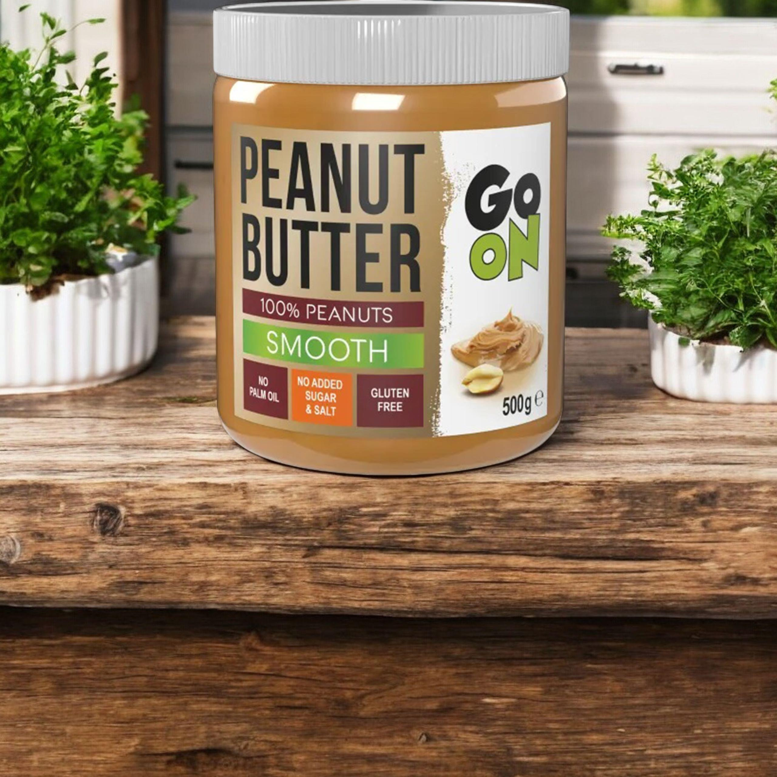 GO ON NUTRITION Peanut Cream - 100% Arašídových Ořechů - 500g