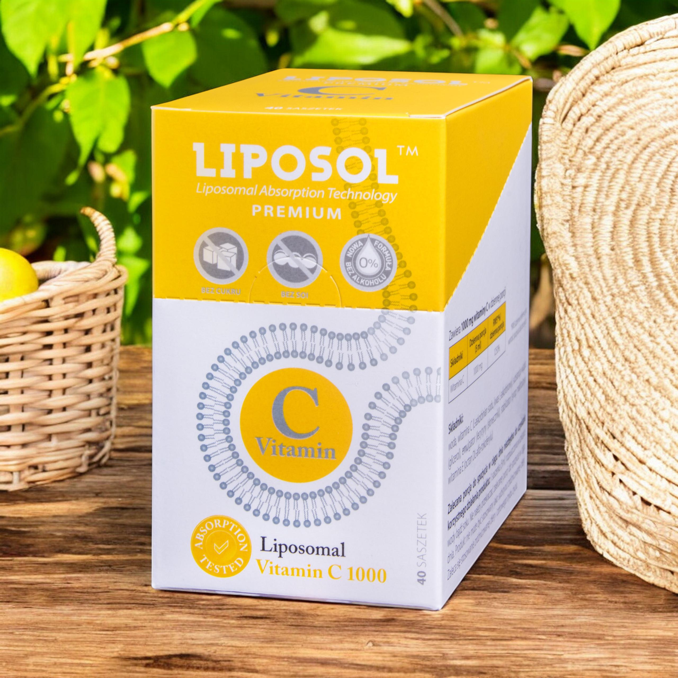 ALINESS Liposol Liposomal Vitamin C 1000 - 40 sáčků