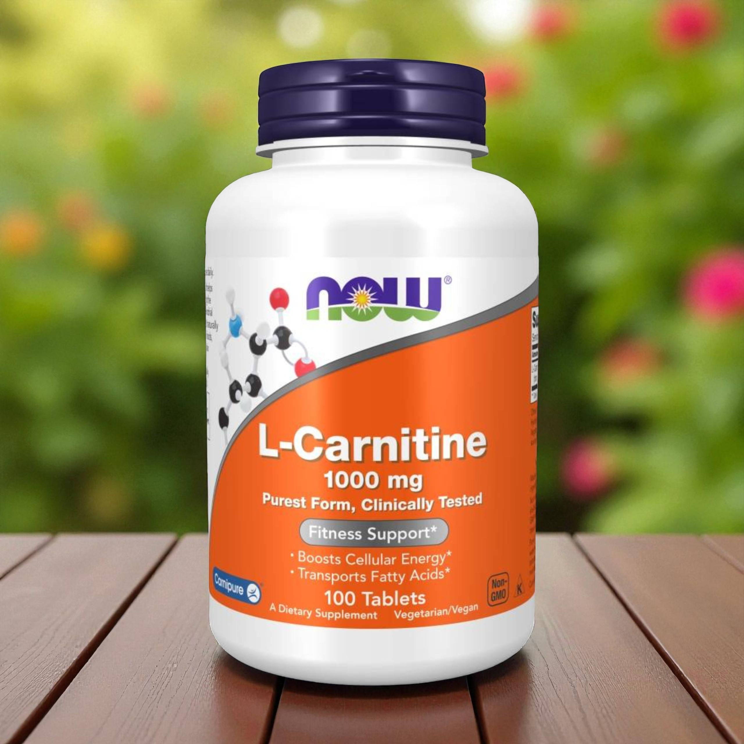 NOW - L-Karnitin 1000mg - 100 tablet. pol_pl_NOW-L-Carnitine-1000mg-100tabs-43043_4