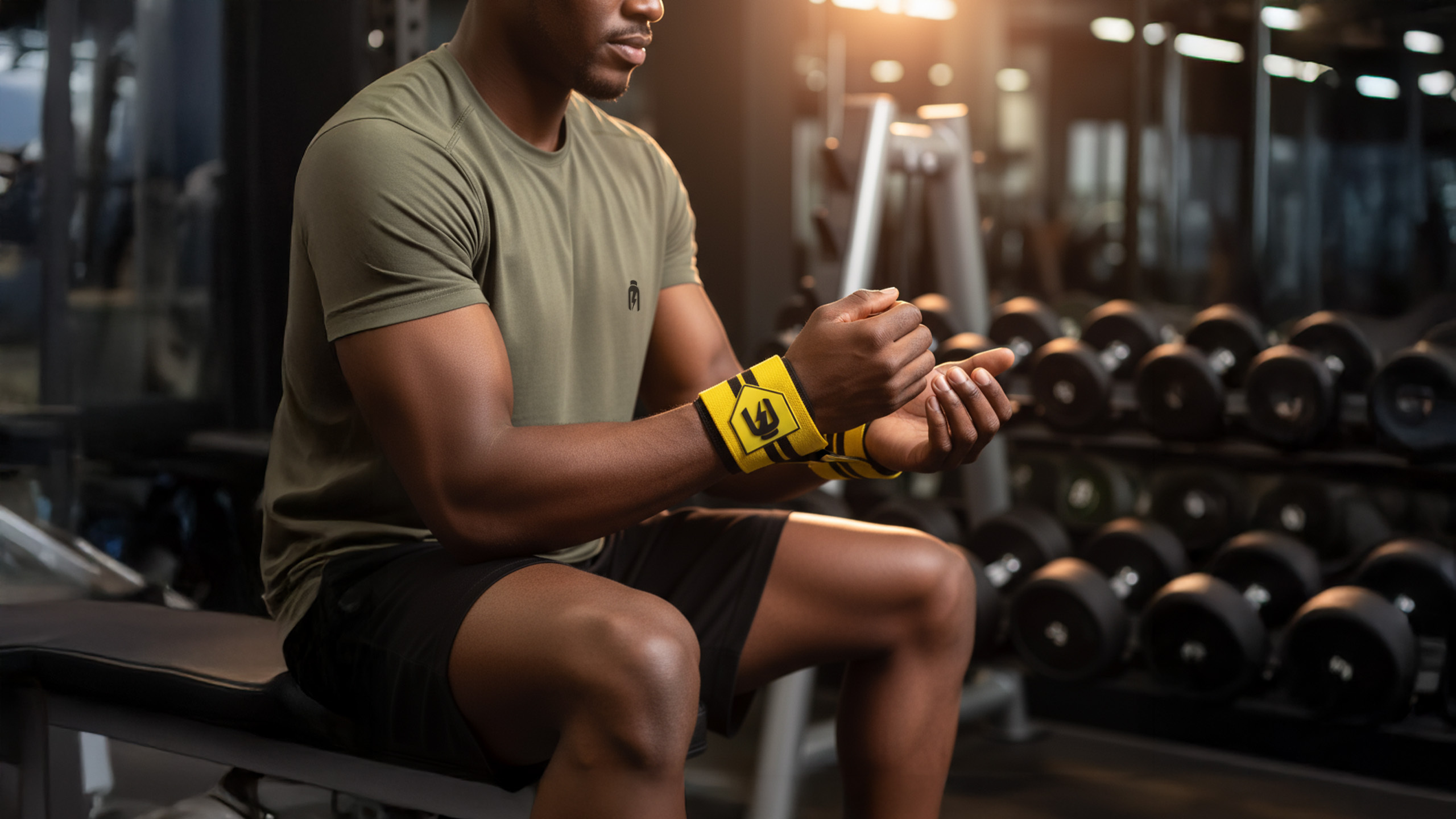 HIRO.LAB Wrist Wrap - Rubber Logo New - Black - Opaski usztywniające na nadgarstki- Pásy pro zvedání činek pol_pl_HIRO-LAB-Wrist-Wrap-Rubber-Logo-New-Yellow-Opaski-usztywniajace-na-nadgarstki-43027_5