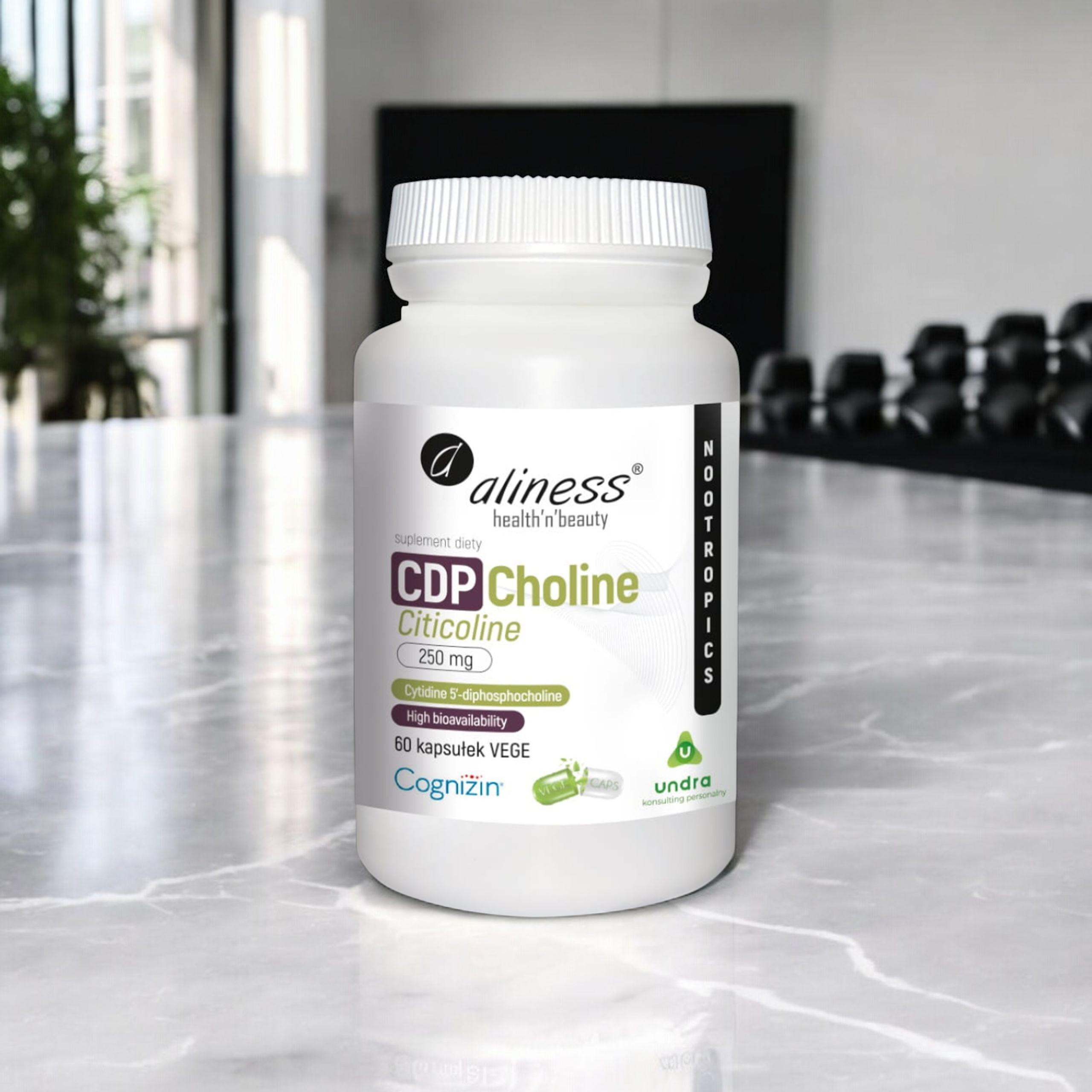 Aliness CDP Choline 250mg - 60vcaps.