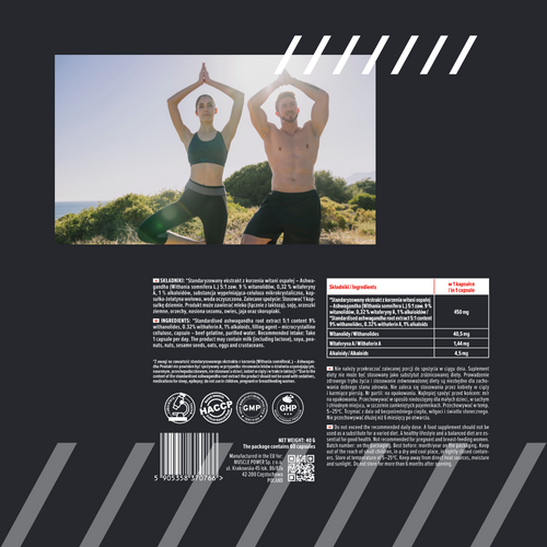 MP NUTRITION Ashwagandha 450mg 9% witanolidů - 60 caps